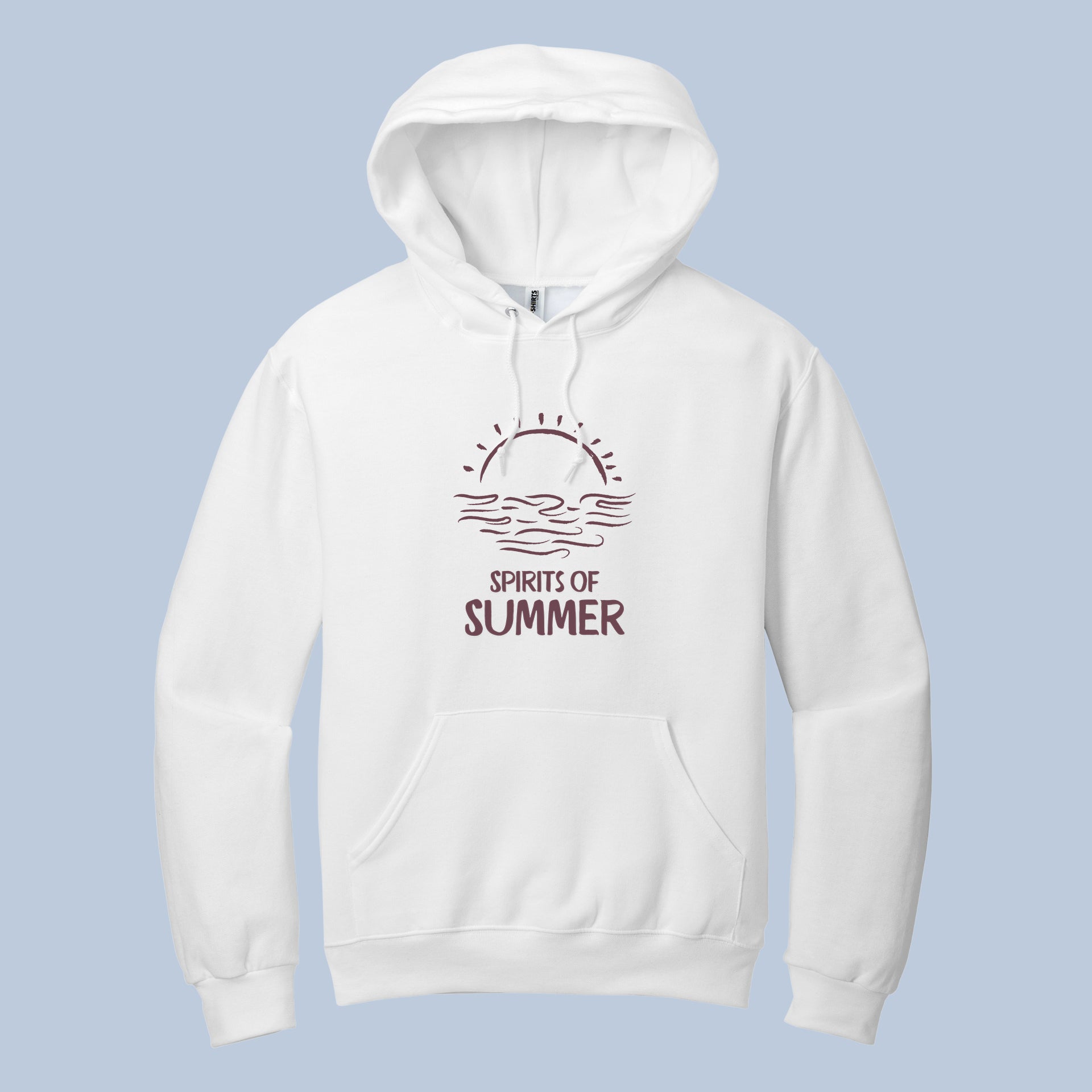 Spirits of Summer Hoodie, Beach Sunset, Ocean Vibes, Vacation Wear,