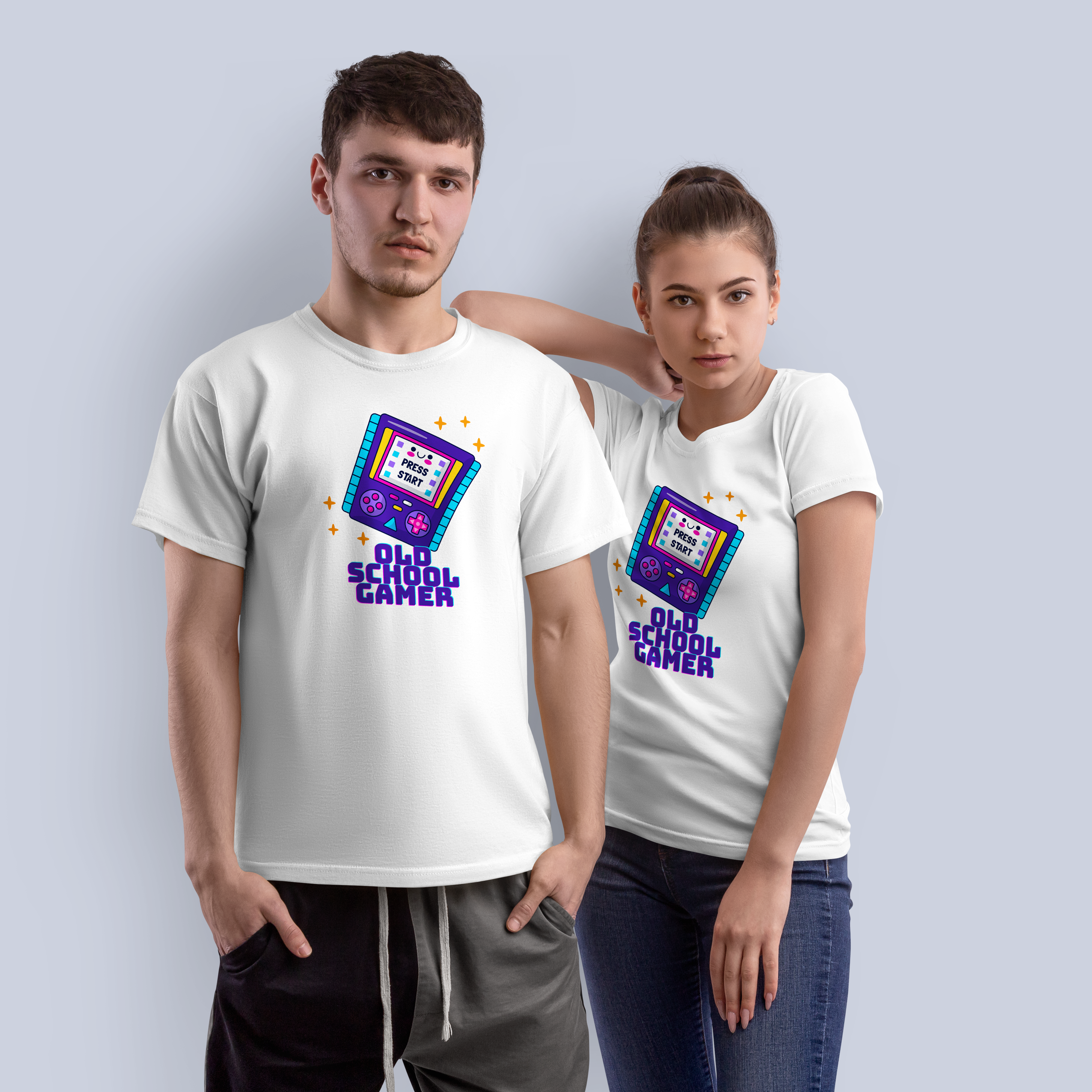 Old School Gamer Retro Handheld T-Shirt