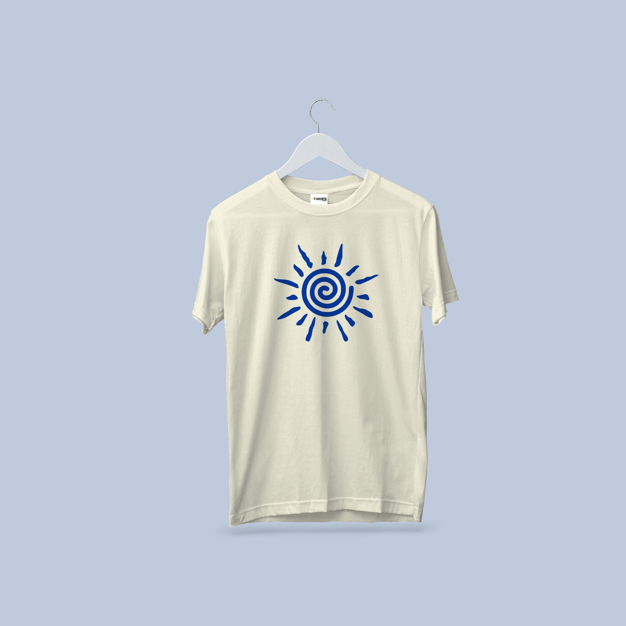 Blue Sunburst Graphic T-Shirt 3
