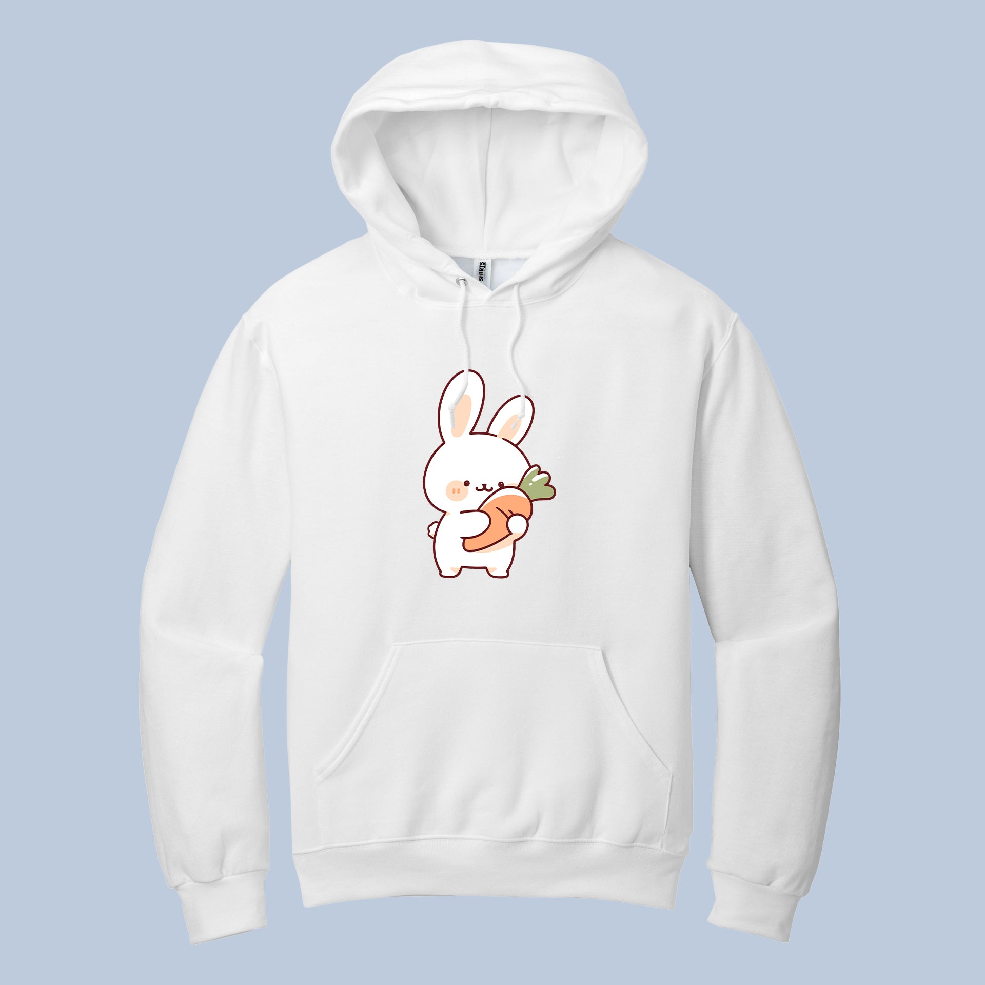 Cute Bunny & Carrot Hoodie