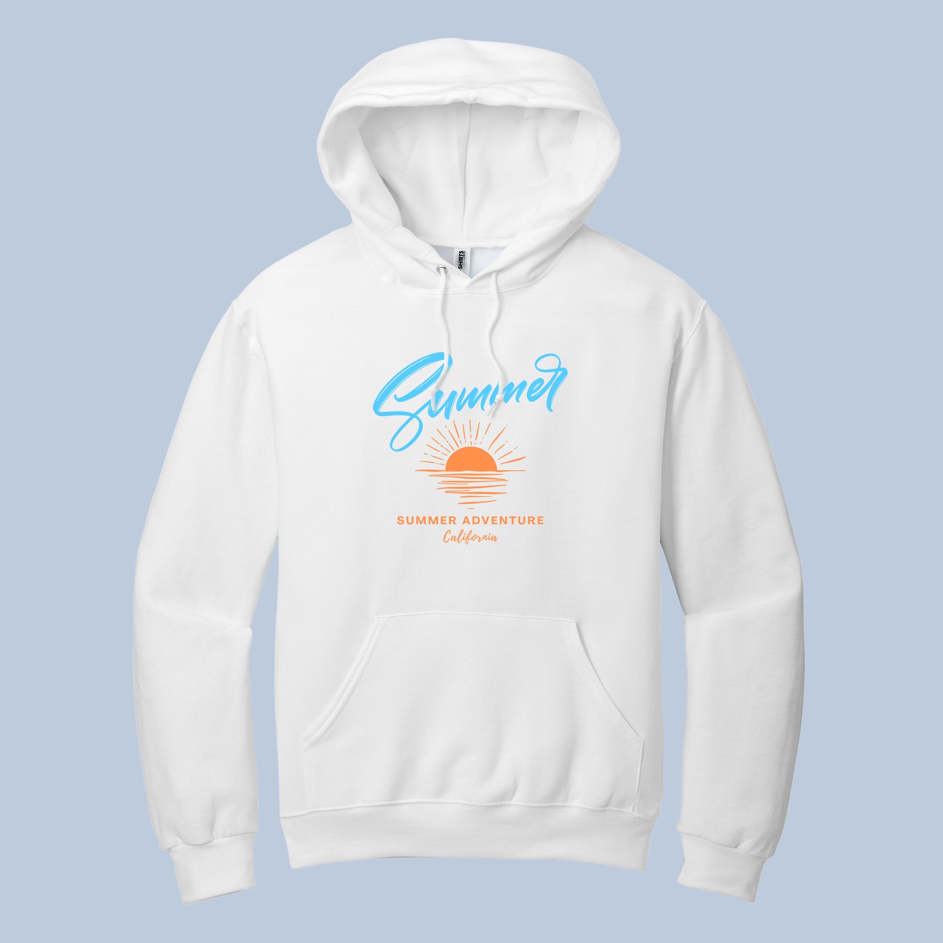 Summer Adventure Hoodie, California Sunset, Beach Vibes, Vacation Hoodie, Summer Sweatshirt
