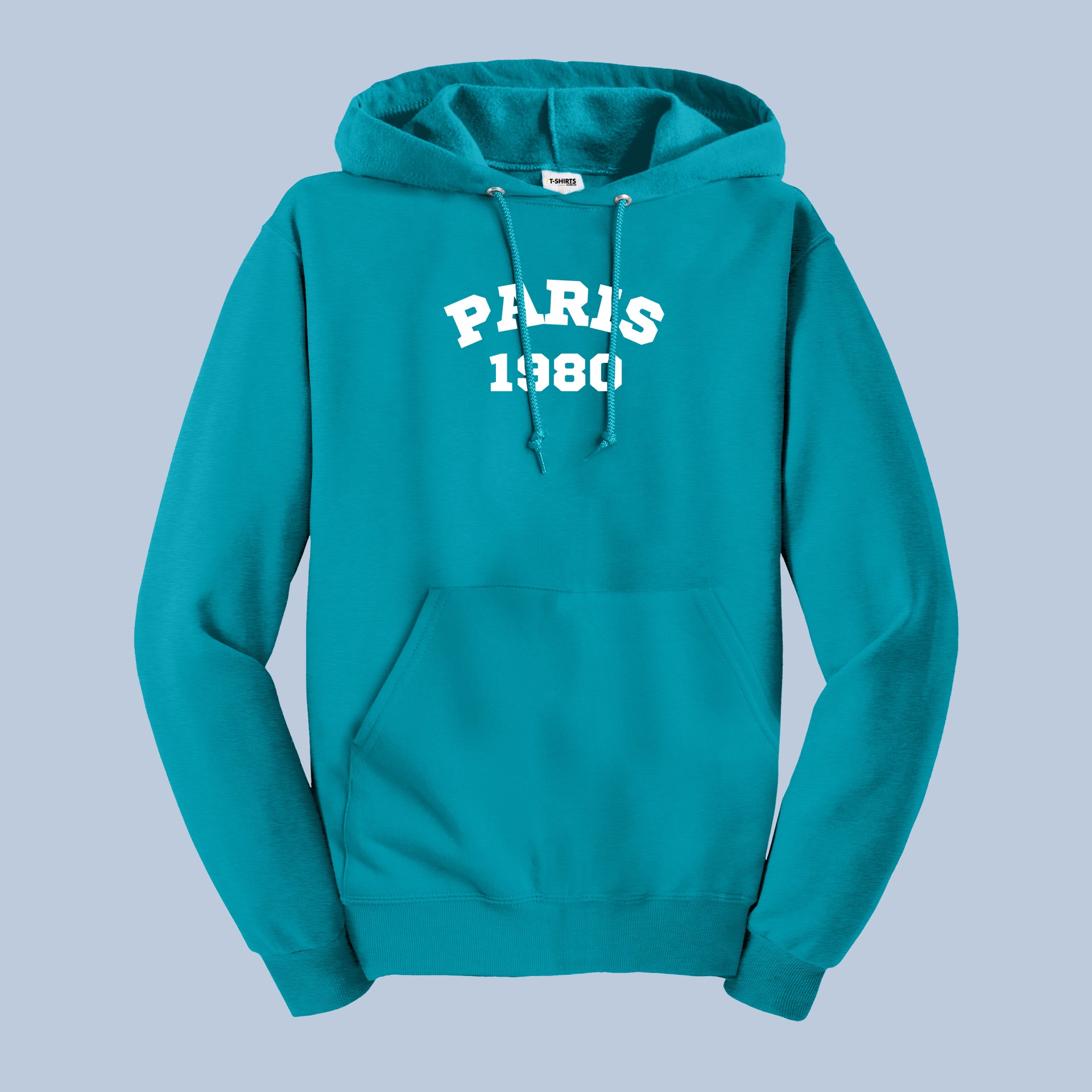 Paris 1980 Vintage-Style Hoodie