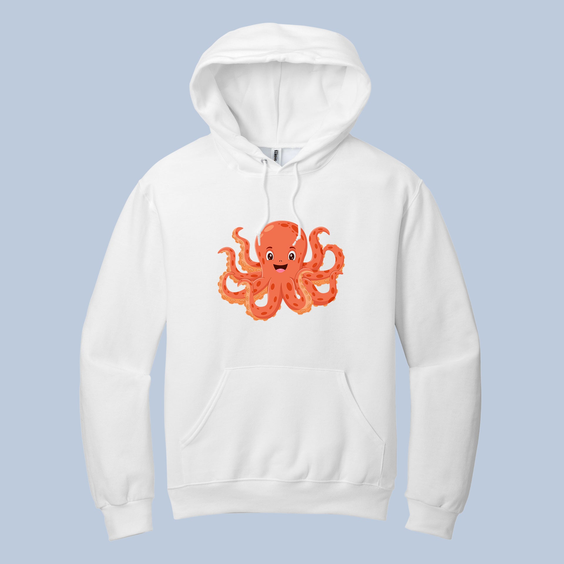 Cute Octopus Hoodie – Kawaii Sea Life Ocean Graphic Pullover