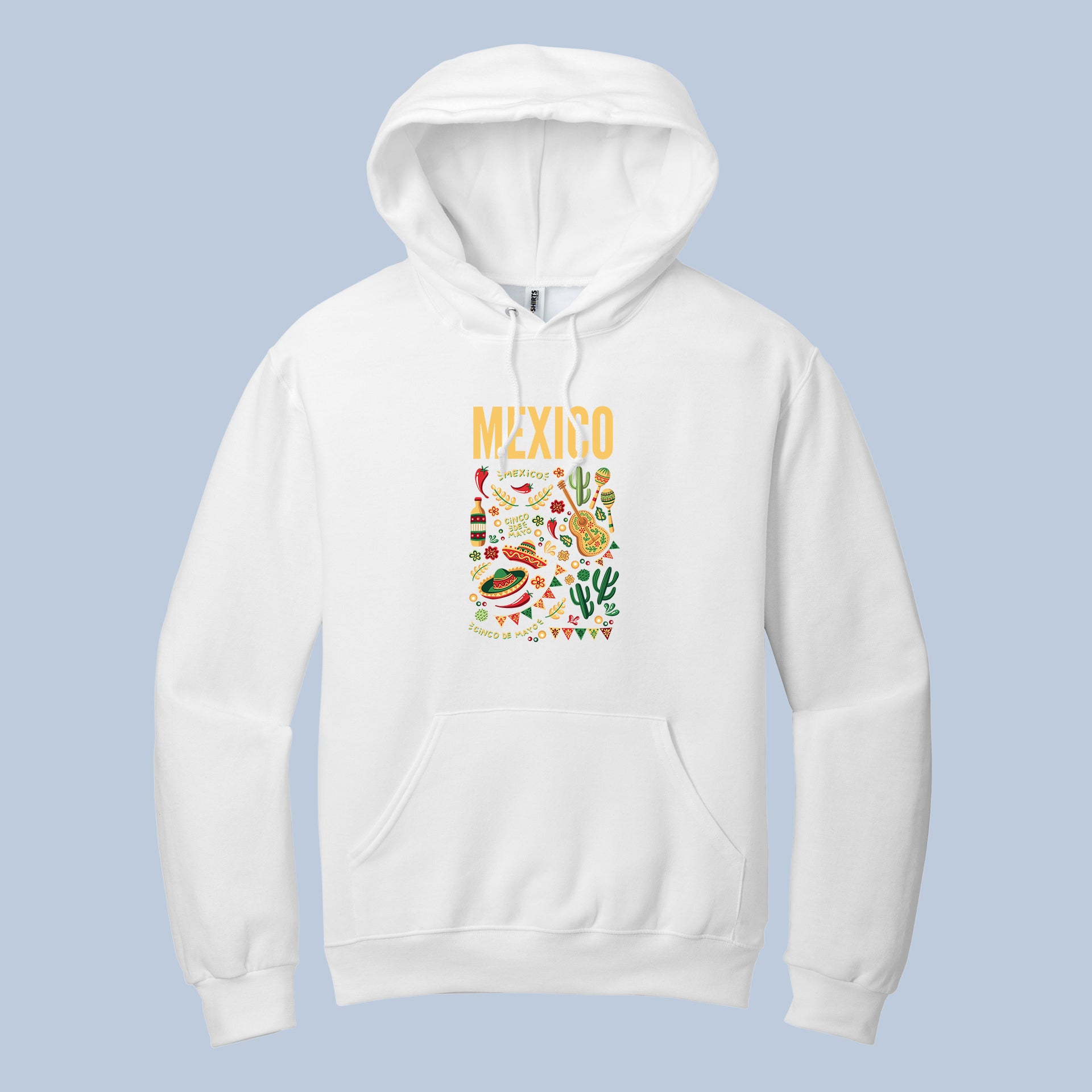 Mexico-Inspired All-Over Print Hoodie
