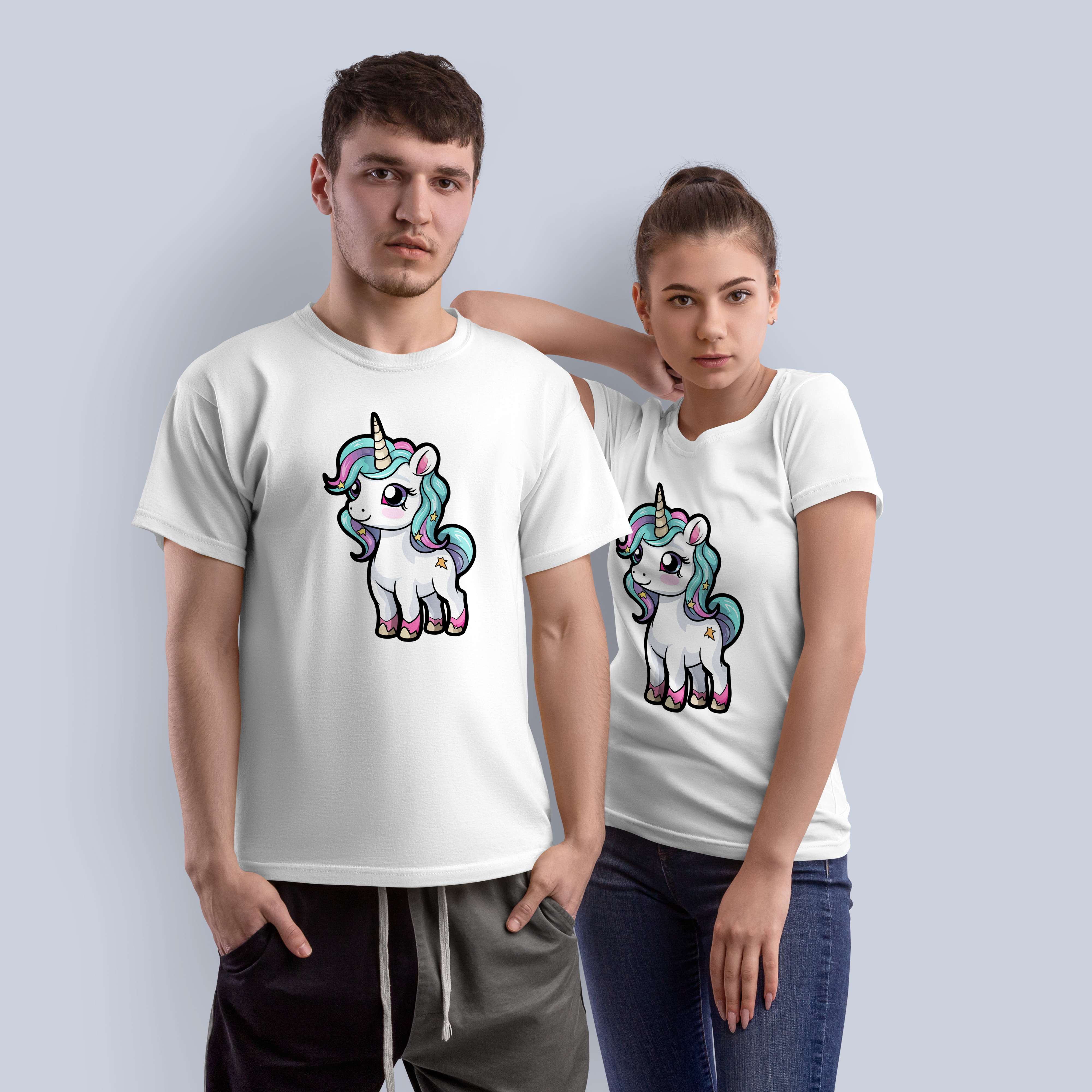 Cute Unicorn Graphic T-Shirt - Magical & Colorful Tee