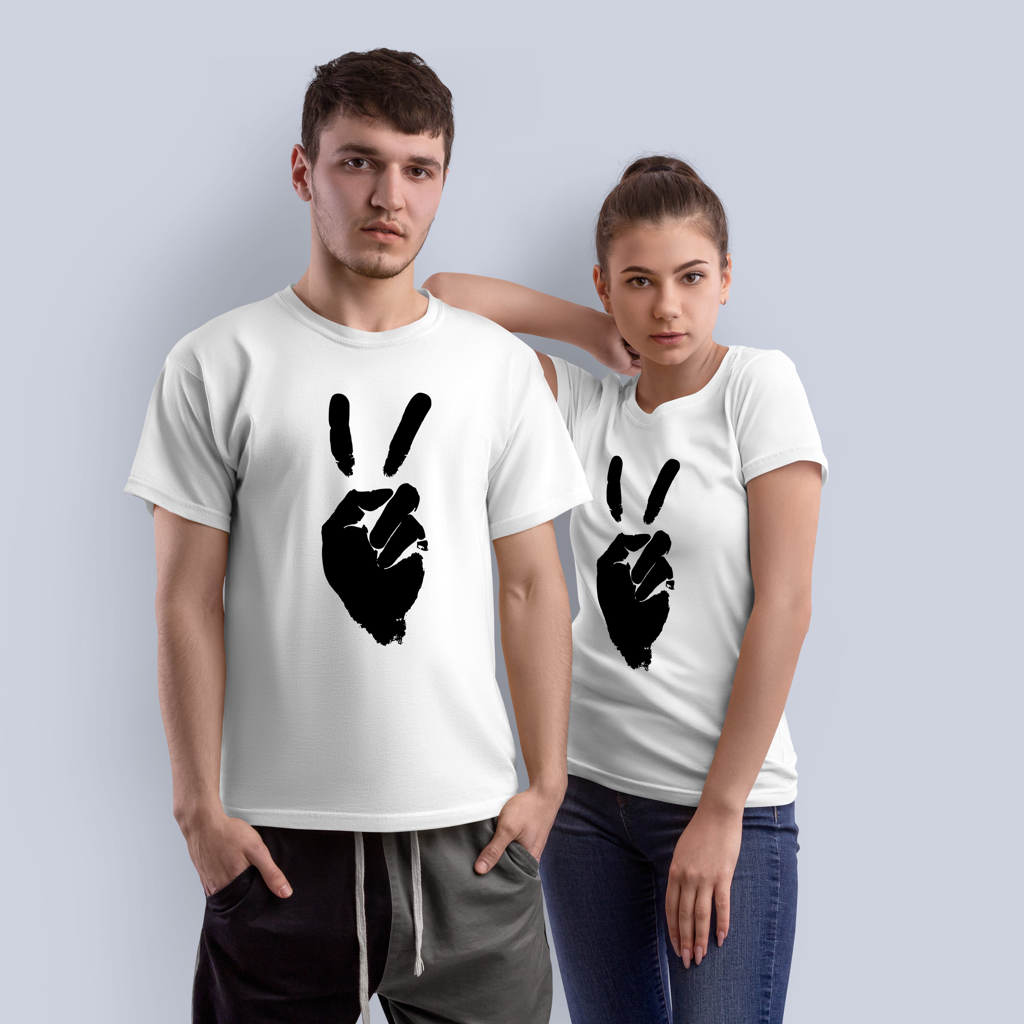 Peace Sign Graphic T-Shirt