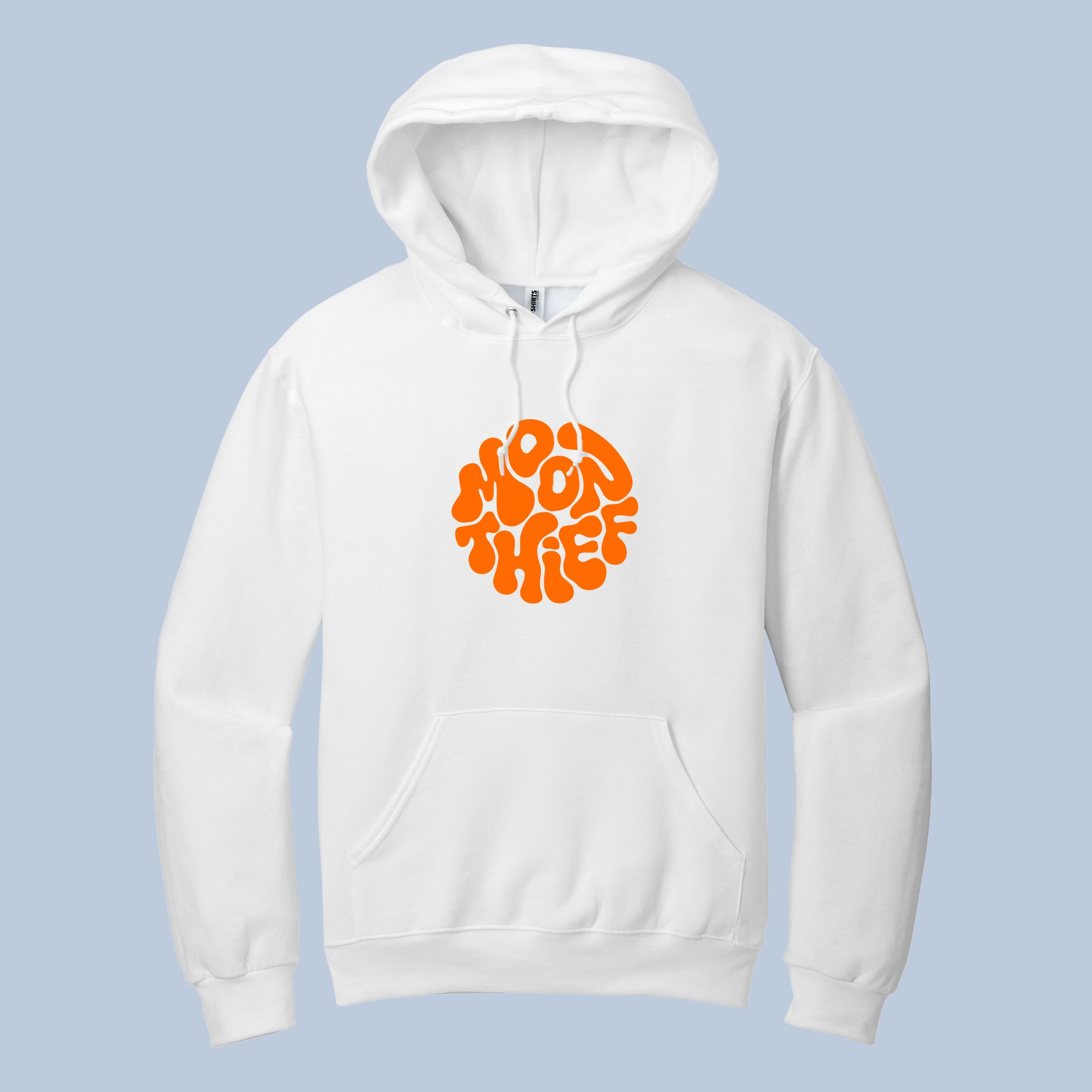 Moon Thief Hoodie – Retro Graphic Unisex Hoodie, Space Inspired Streetwear Sweatshirt
