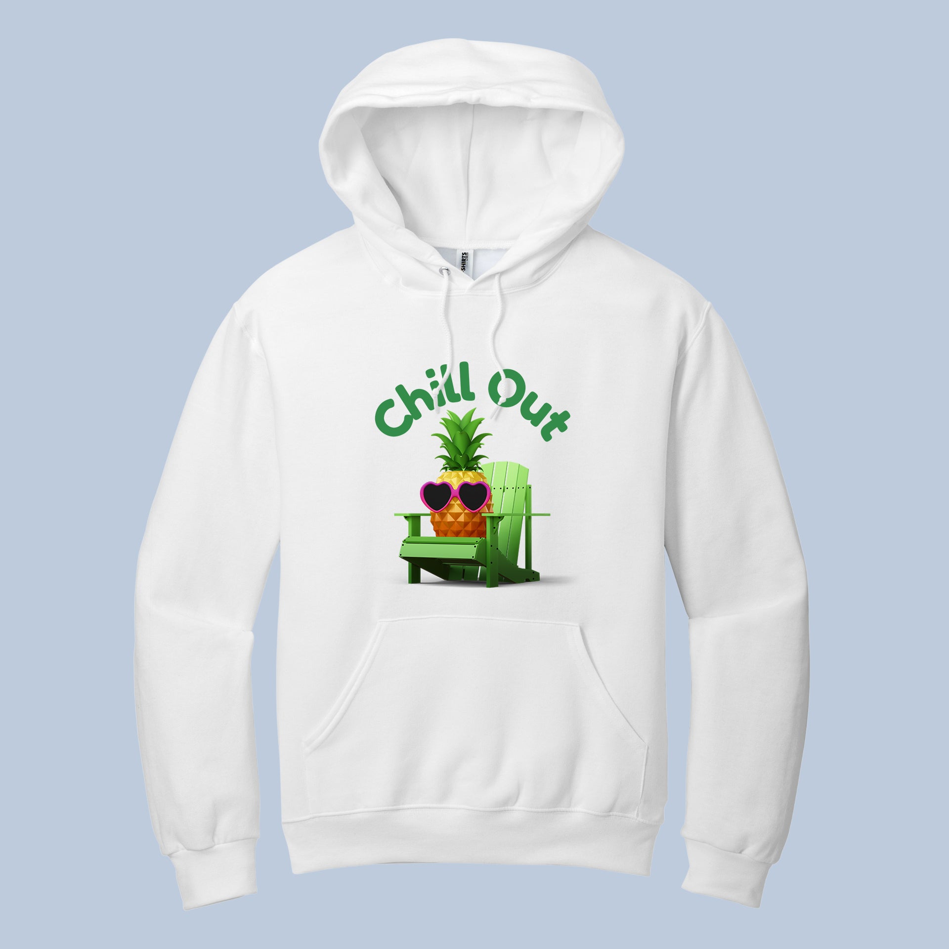 Chill Out Pineapple Hoodie – Fun Tropical Vacation Pullover