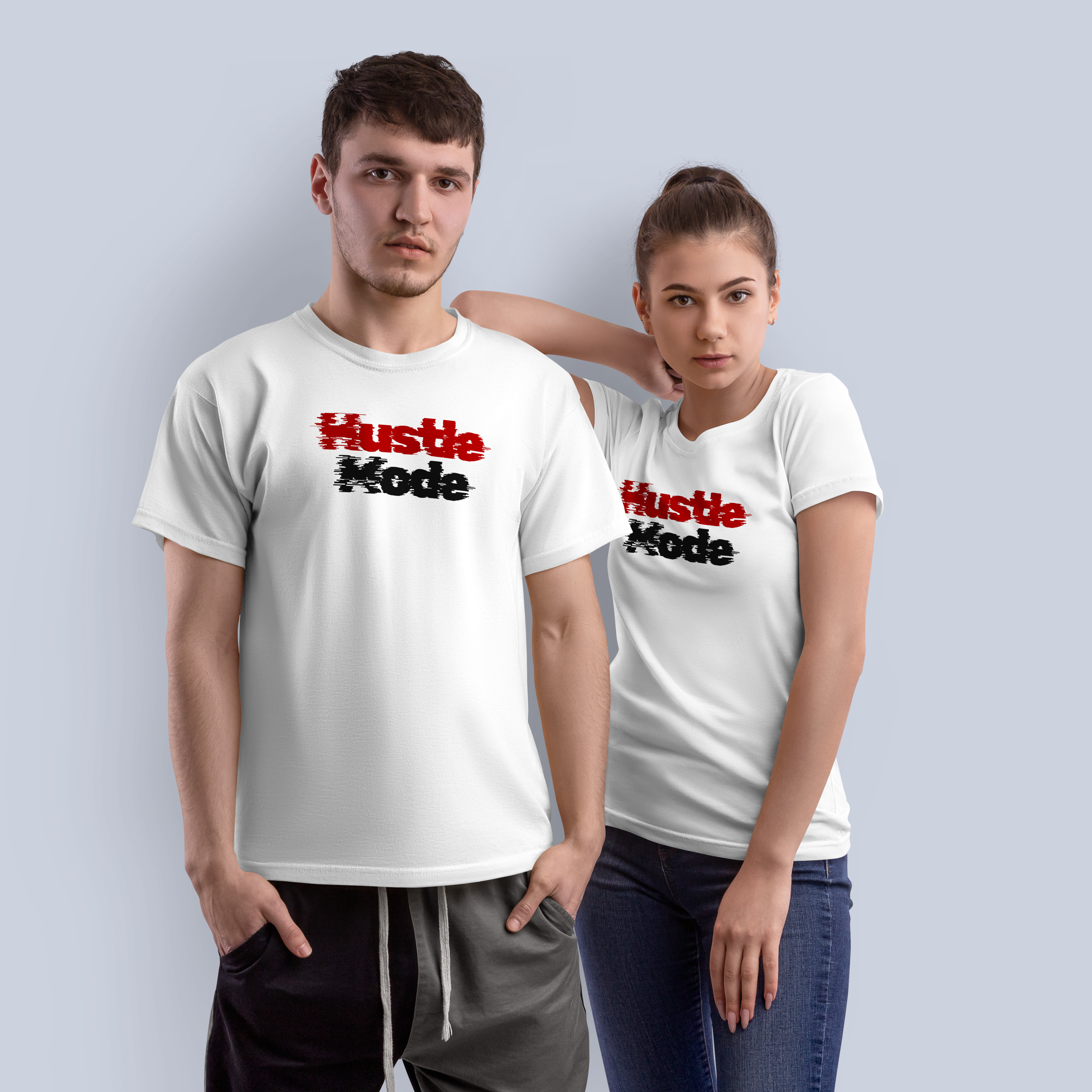 Hustle Kode Motivation Graphic T-Shirt