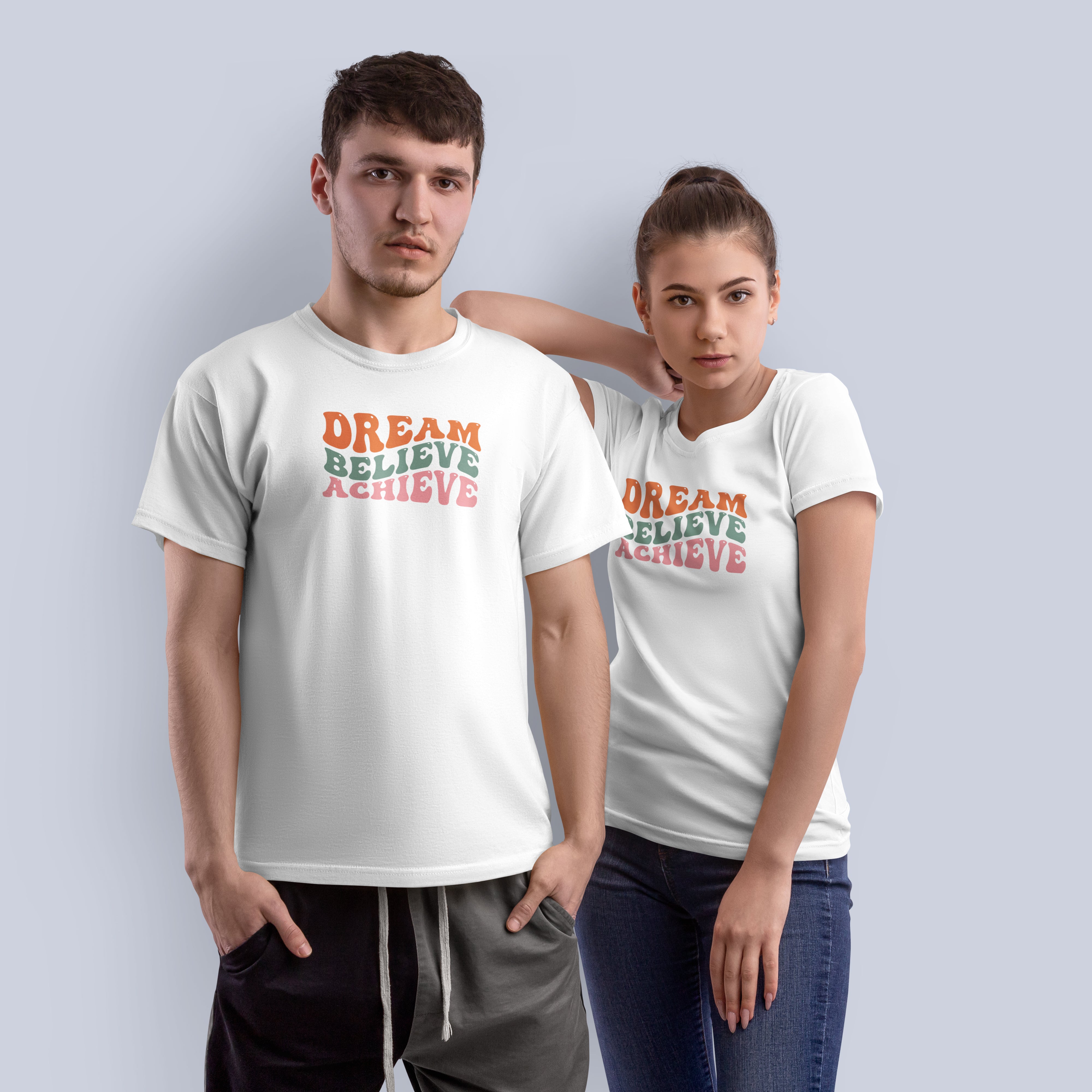 Dream Believe Achieve Motivational T-Shirt