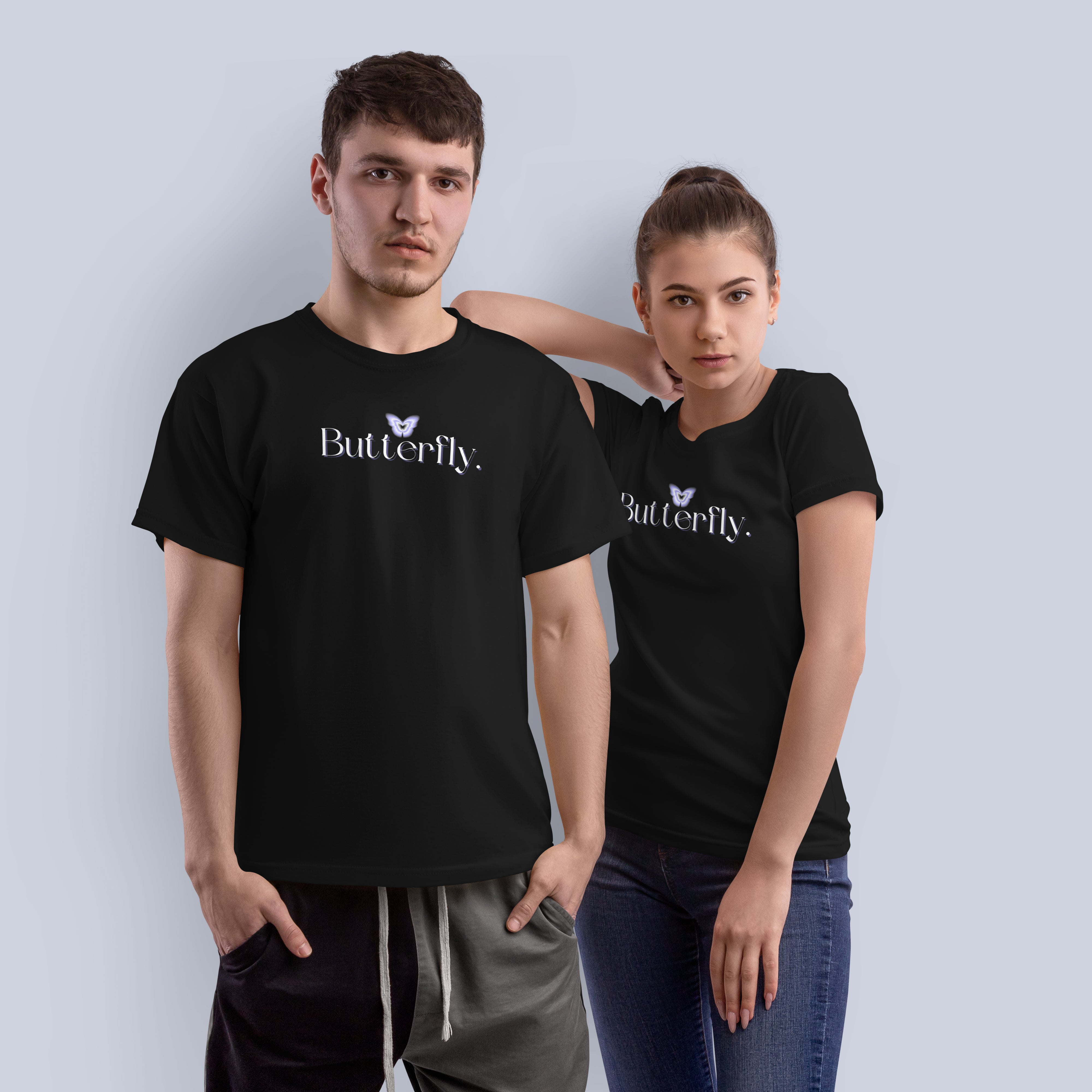 Minimalist Butterfly Graphic Tee