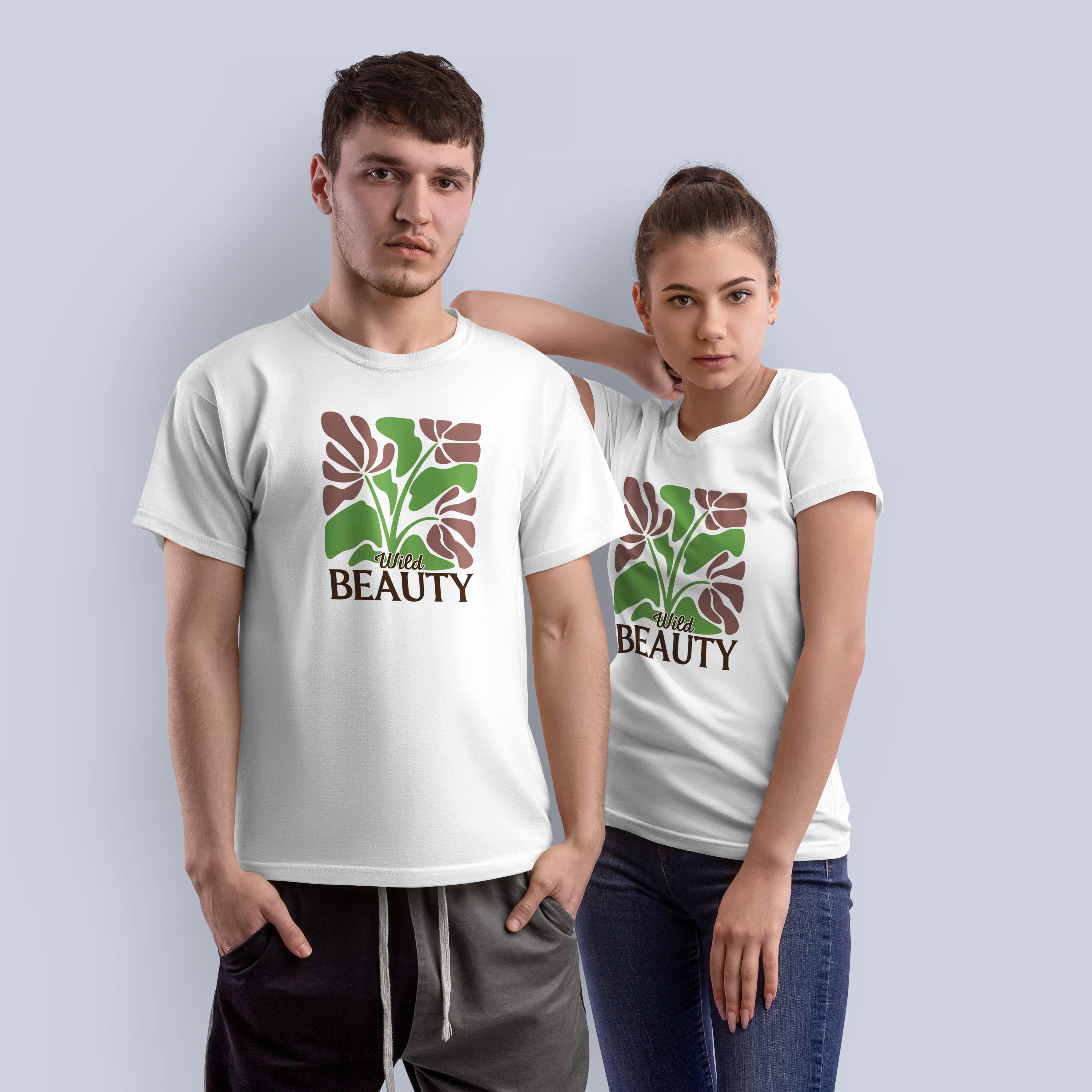 Wild Beauty Abstract Floral T-Shirt