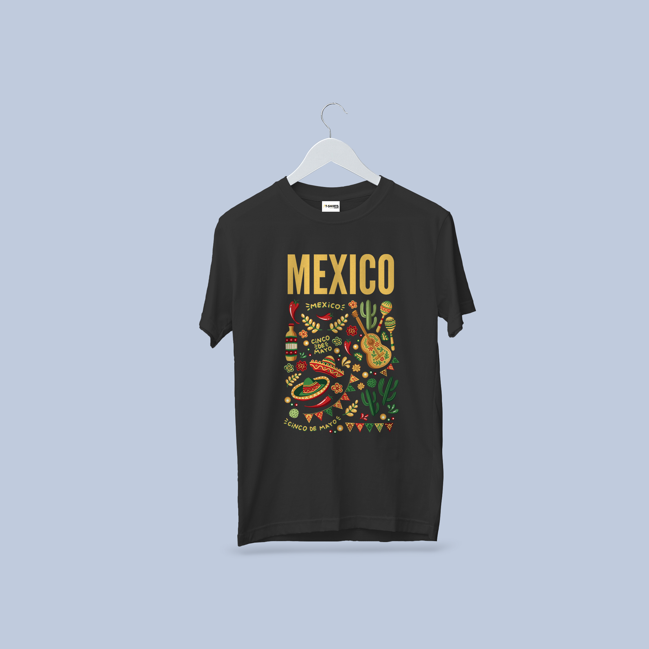 MEXICO Fiesta Vibes T-Shirt | Vibrant Cultural Graphic Tee