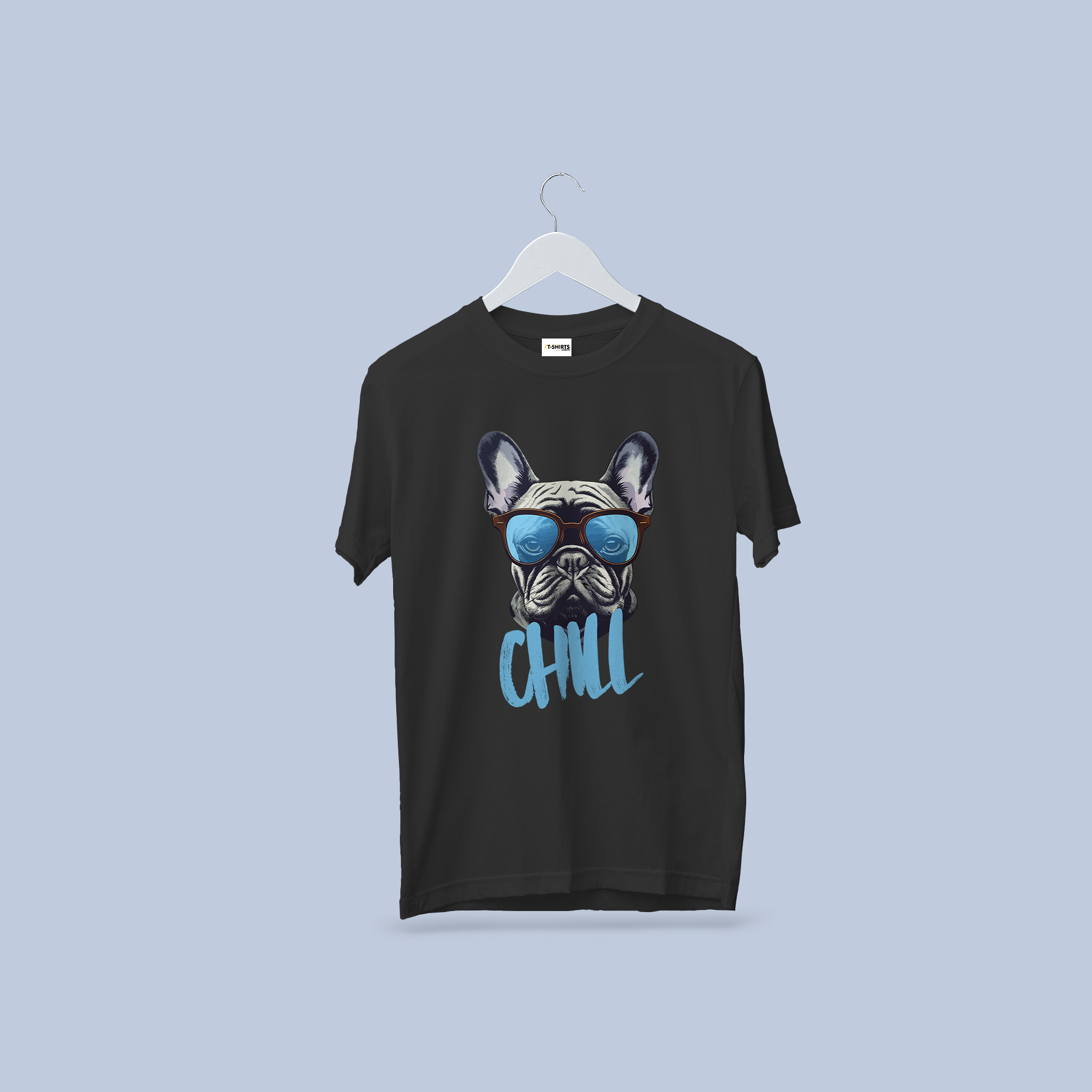 Chill French Bulldog T-Shirt | Cool Dog with Sunglasses Graphic Tee