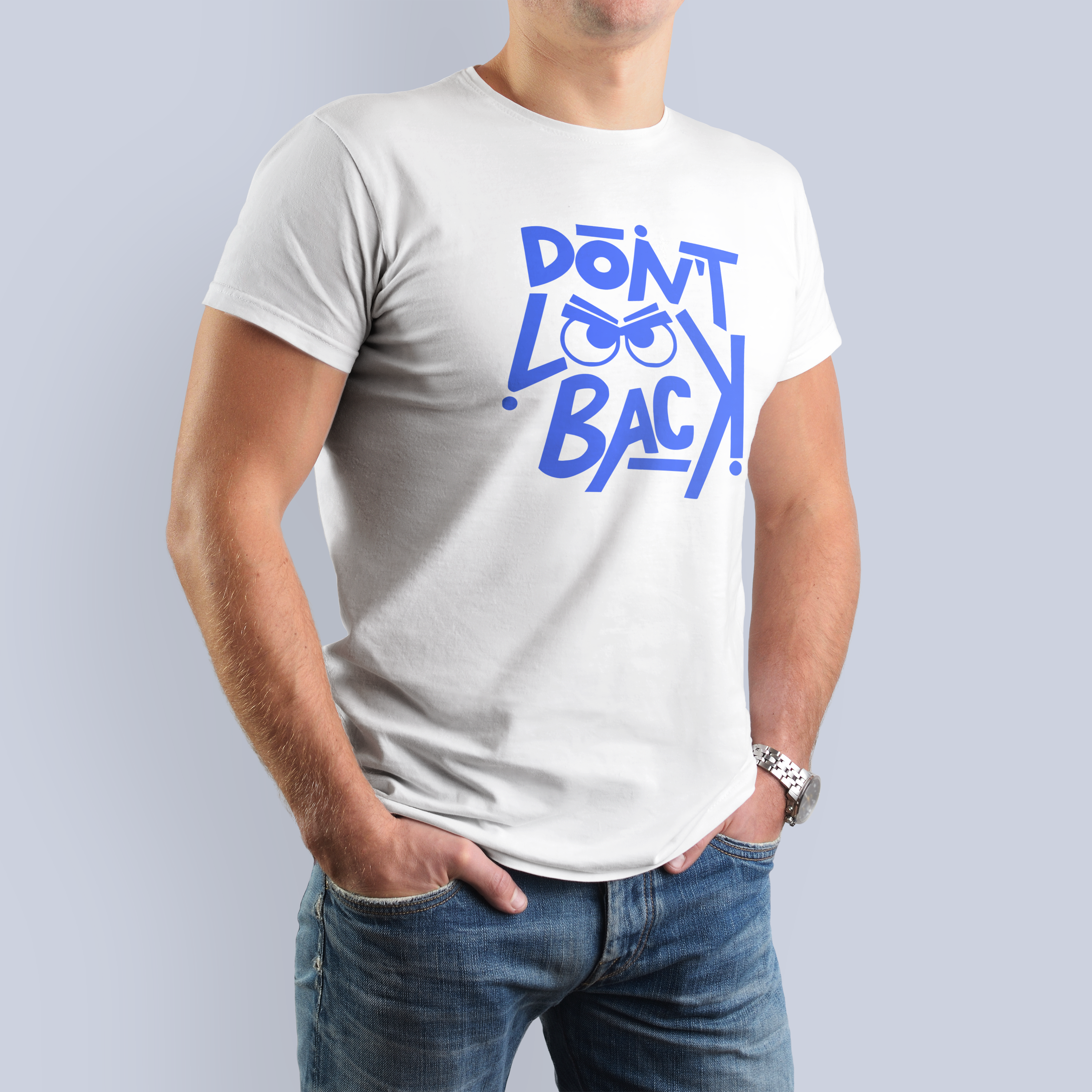 Don't Look Back Eye Graphic Tee 7