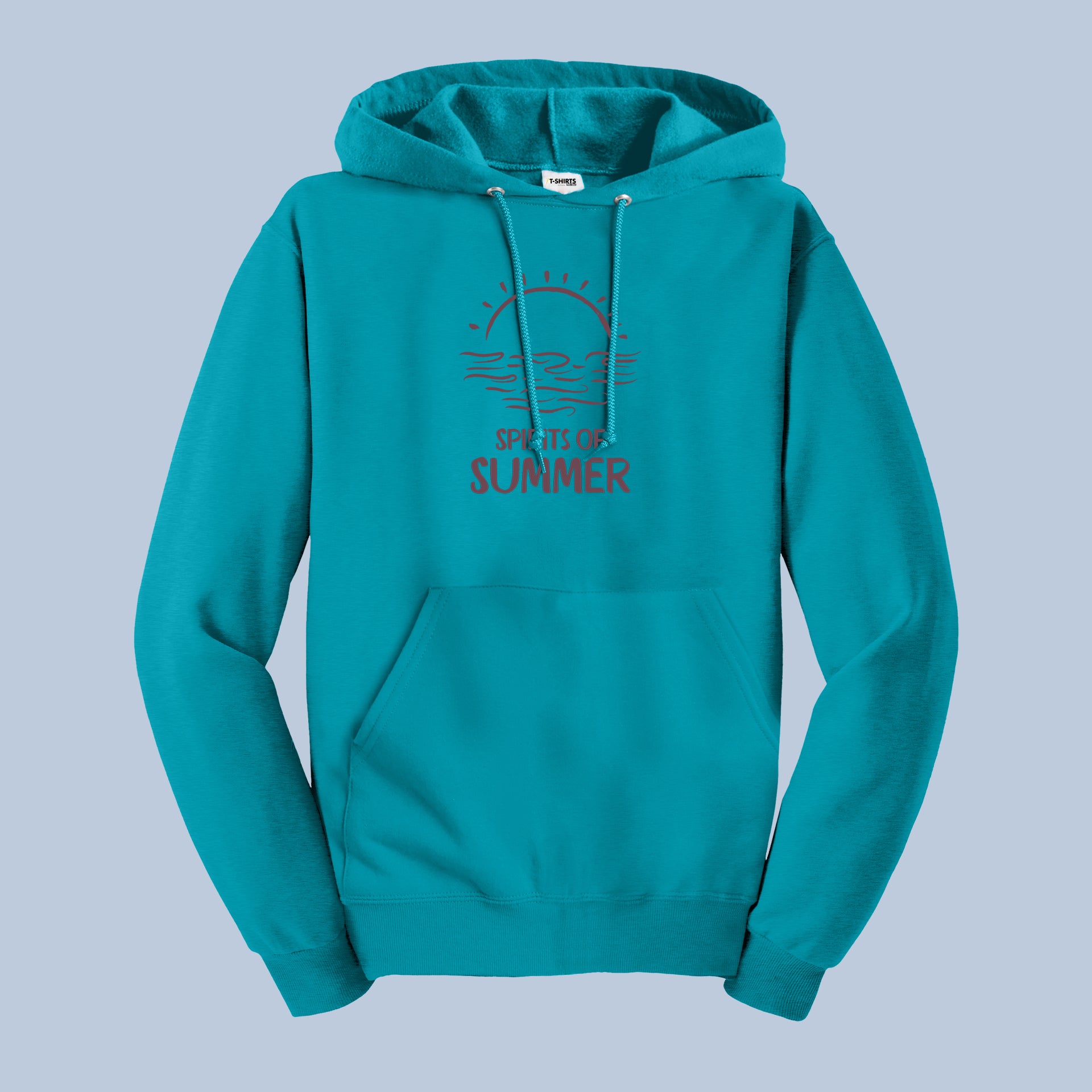 Spirits of Summer Hoodie, Beach Sunset, Ocean Vibes, Vacation Wear, 3