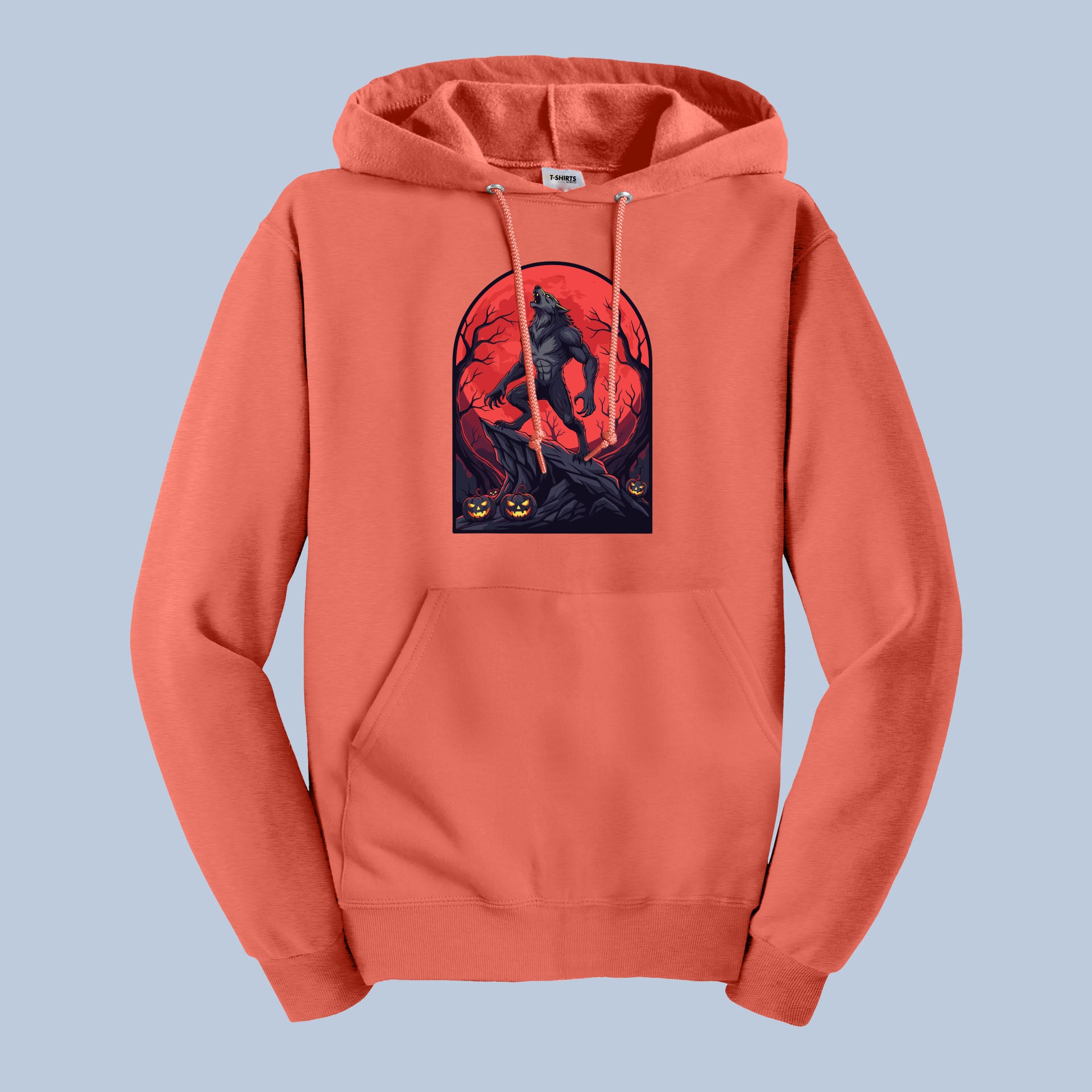 Werewolf Blood Moon Hoodie – Scary Halloween Horror Sweatshirt 3