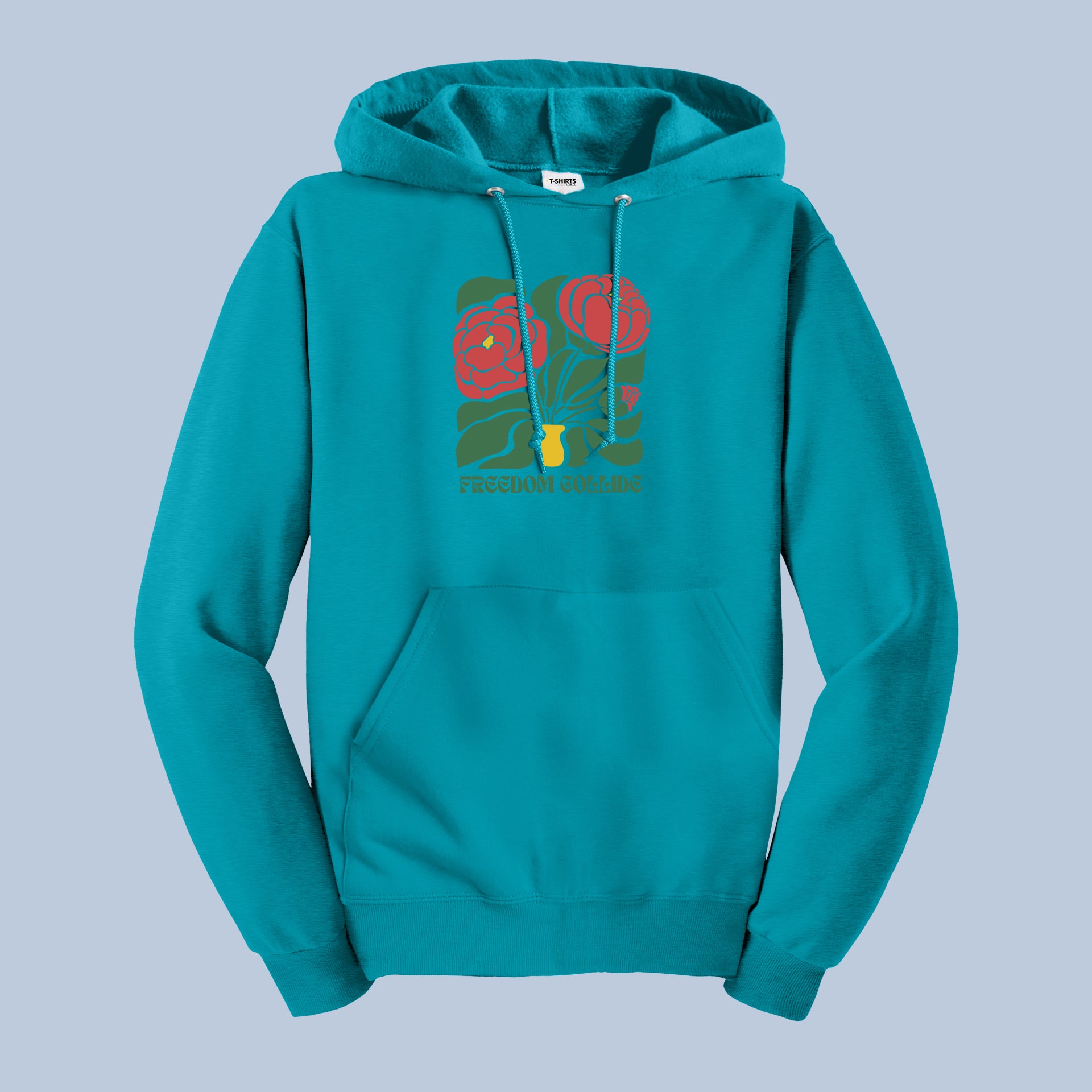 Freedom College Floral Hoodie 3