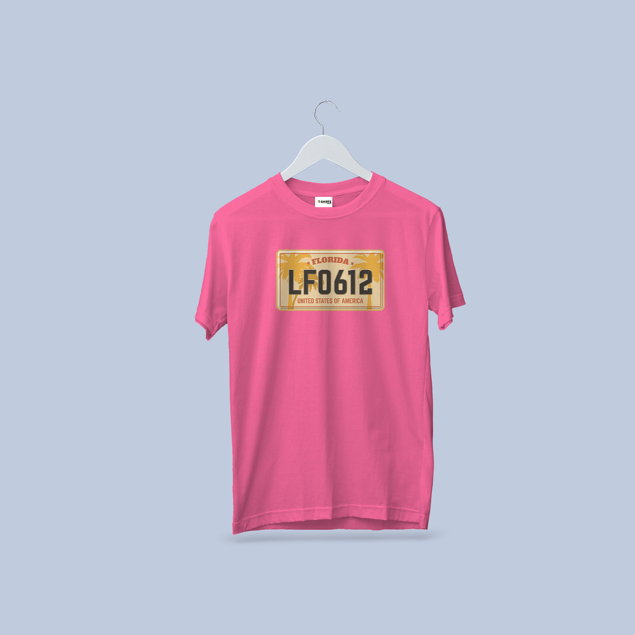 Florida State License Plate Graphic T-Shirt 3