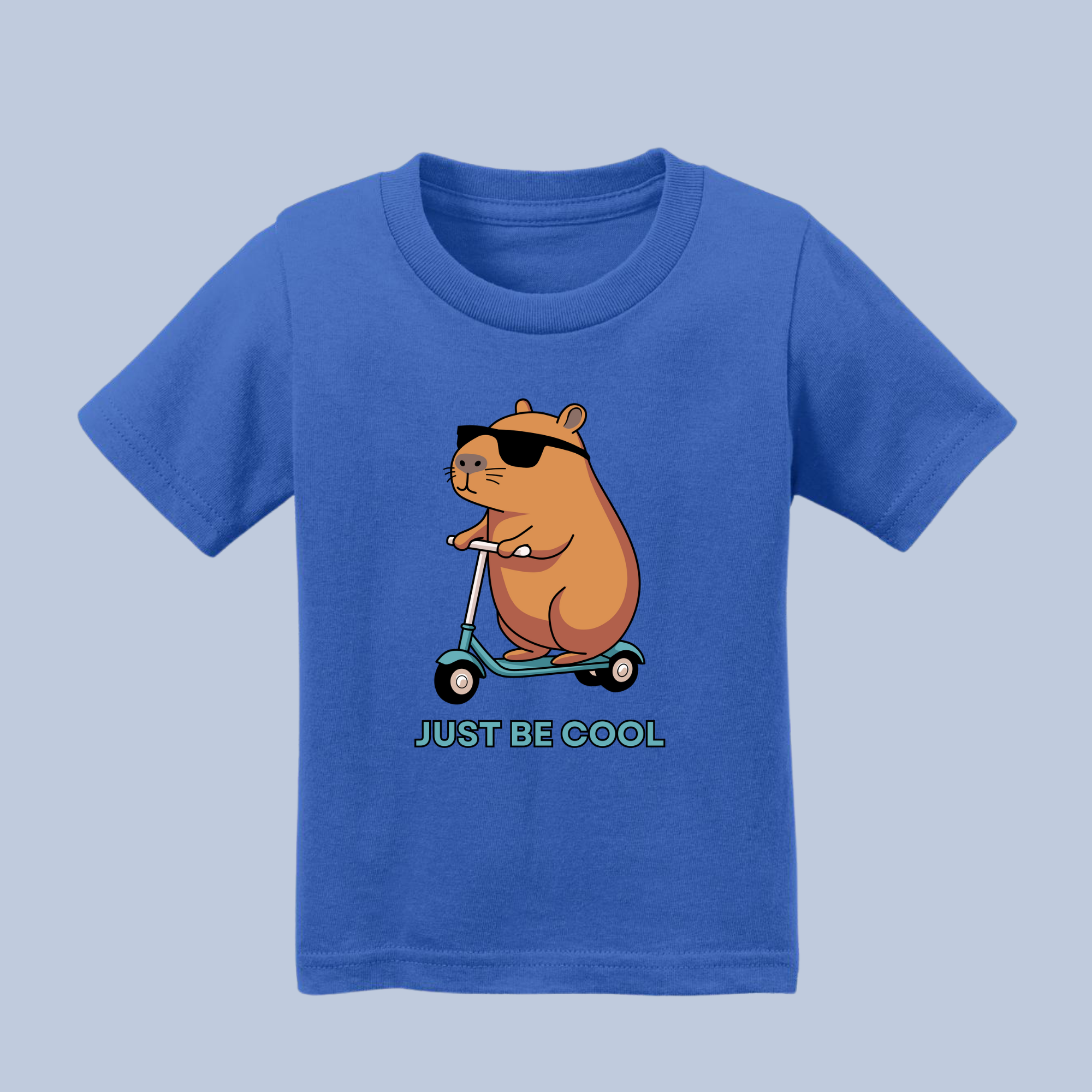 Just Be Cool Hamster on Scooter Baby & Toddler T-Shirt 8
