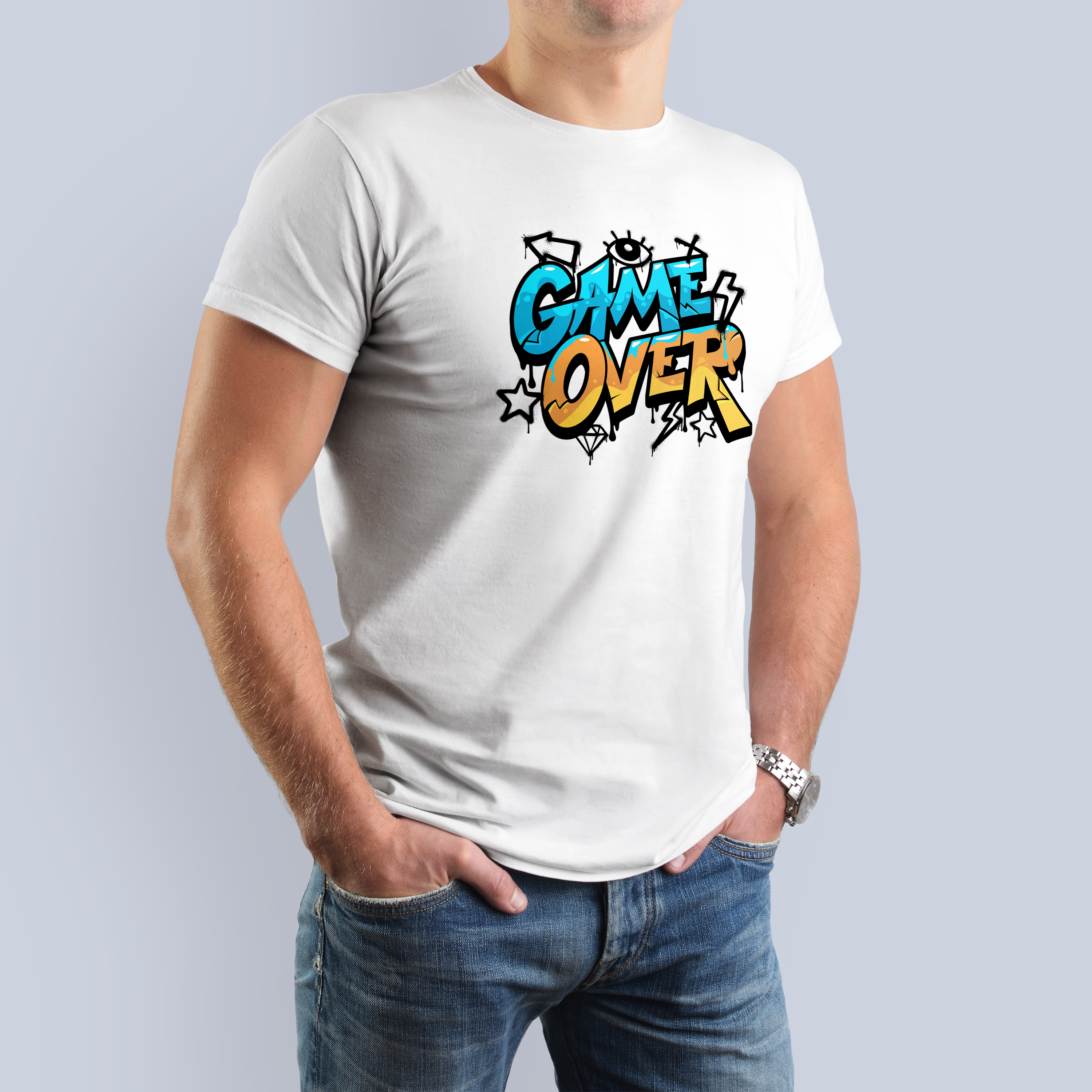 Game Over Graphic T-Shirt 3