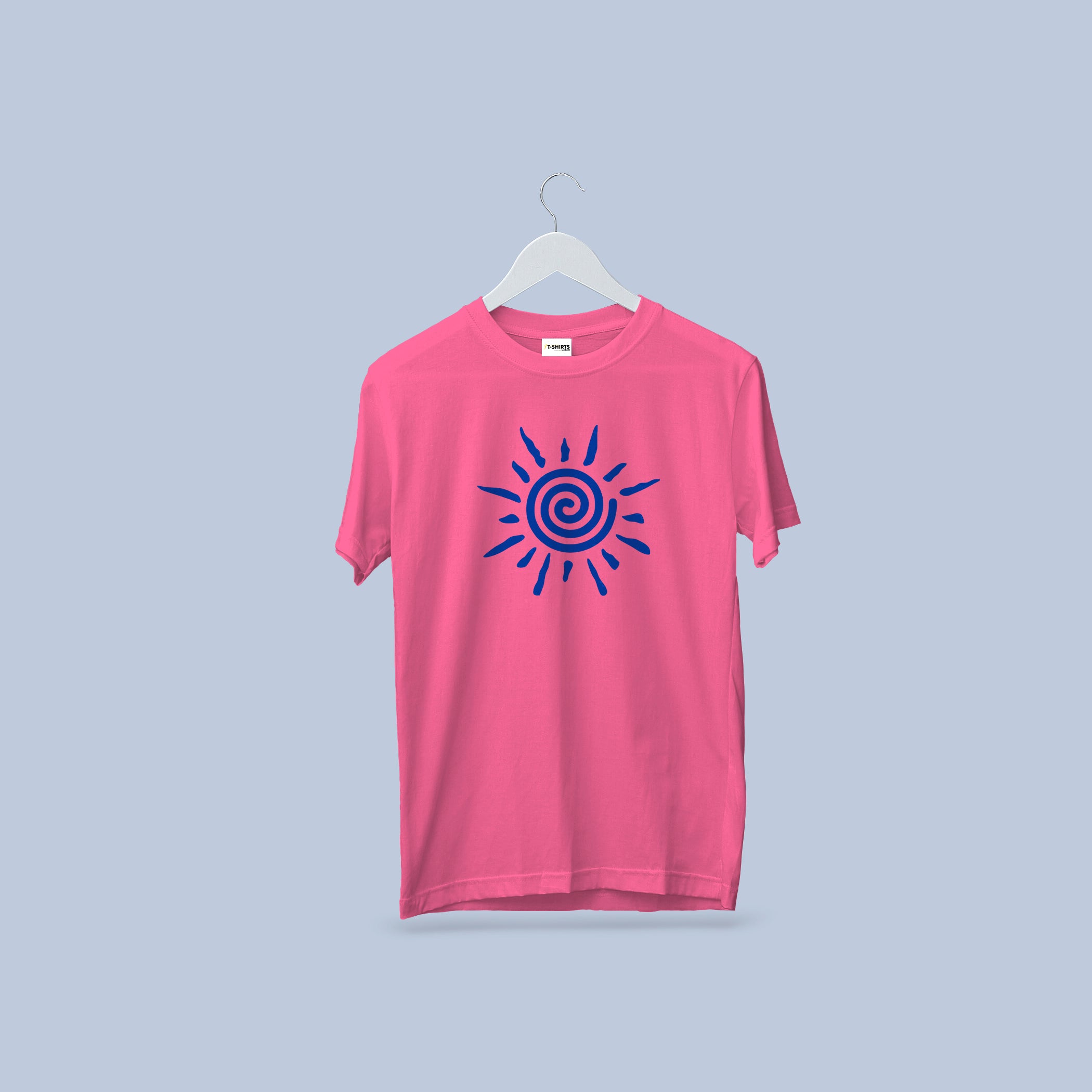 Blue Sunburst Graphic T-Shirt 4