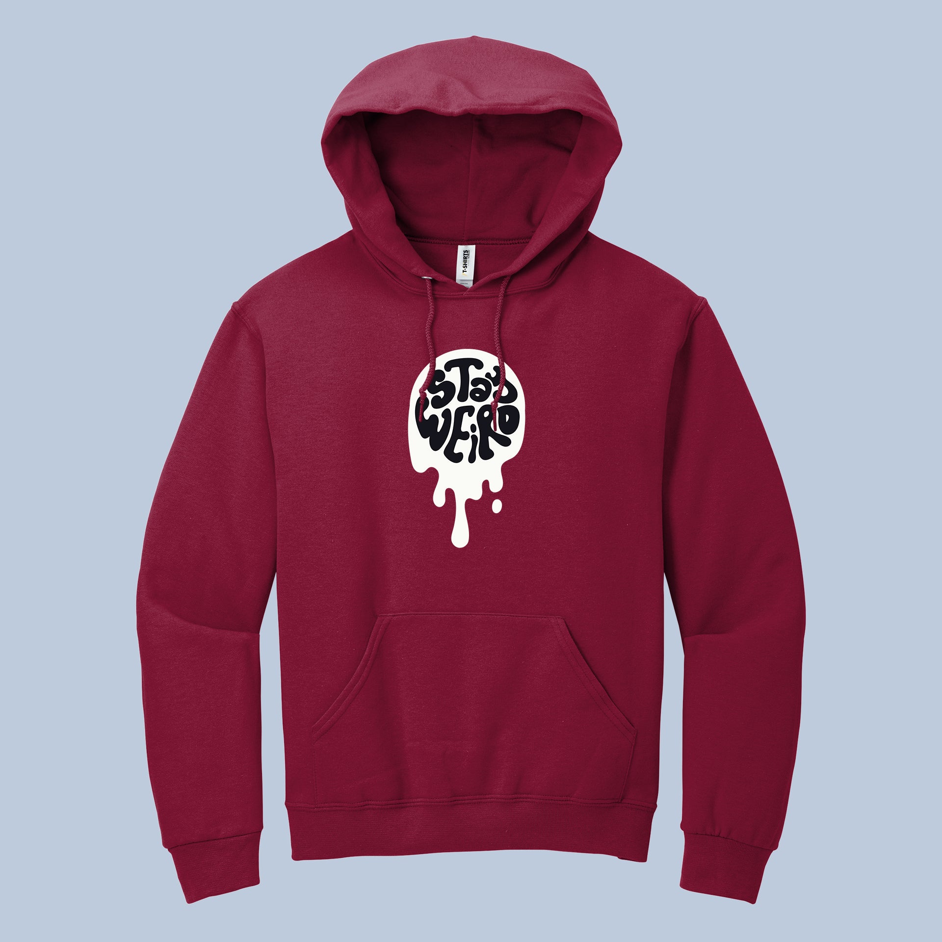 Stay Weird Melting Graphic Hoodie 3