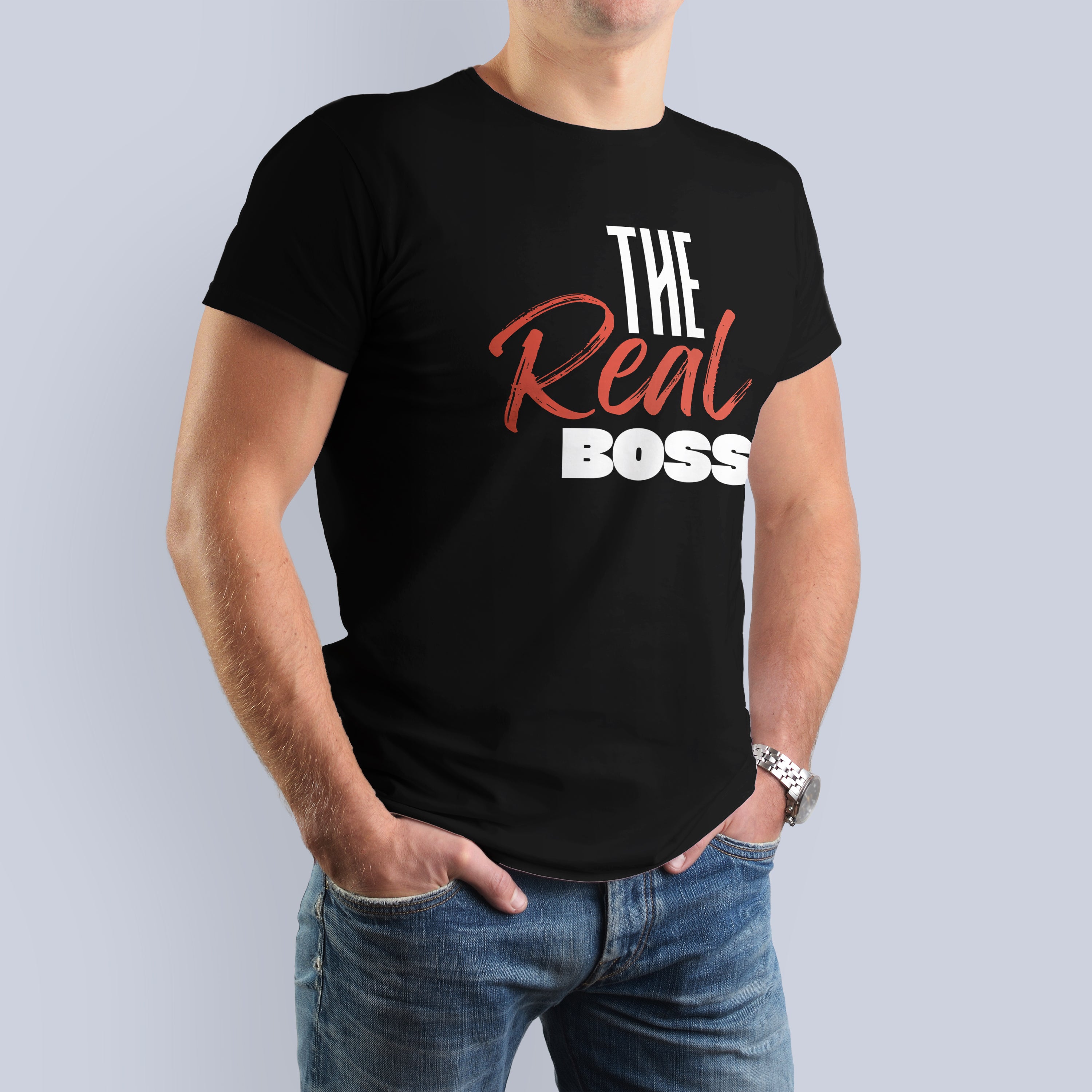 The Real Boss Graphic T-Shirt 3