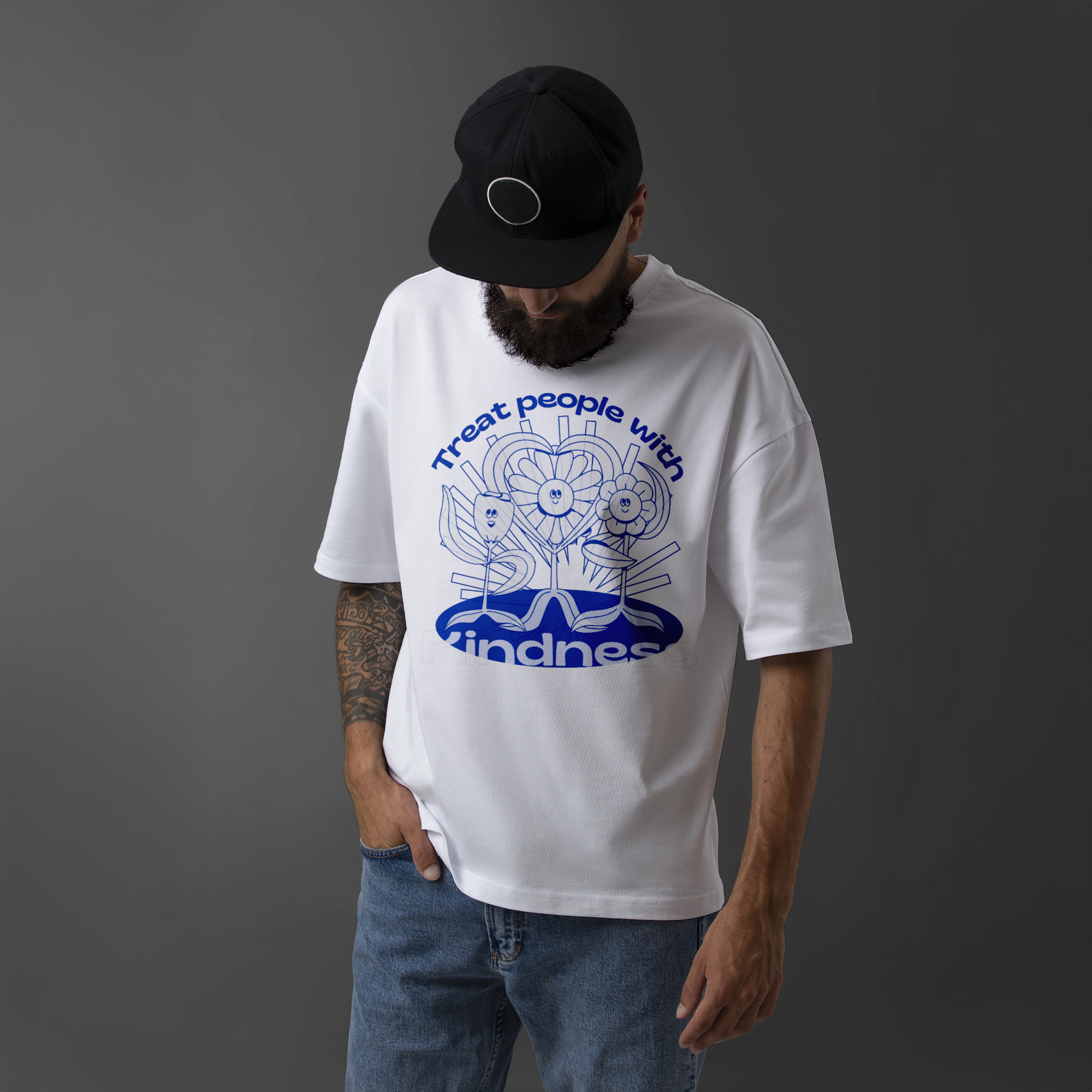 Treat People With Kindness - Positive Message T-Shirt