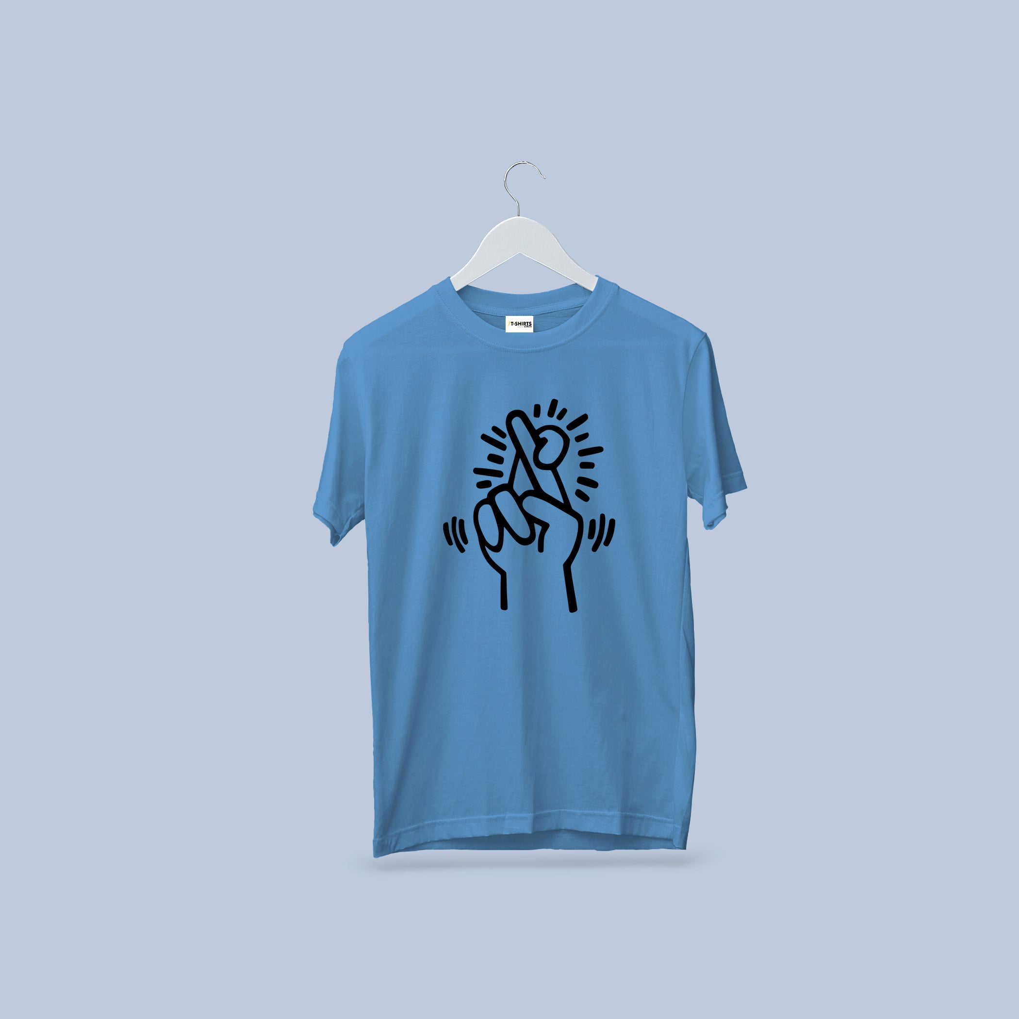 Fingers Crossed Hope & Luck Graphic T-Shirt | Street Art Style Tee 4