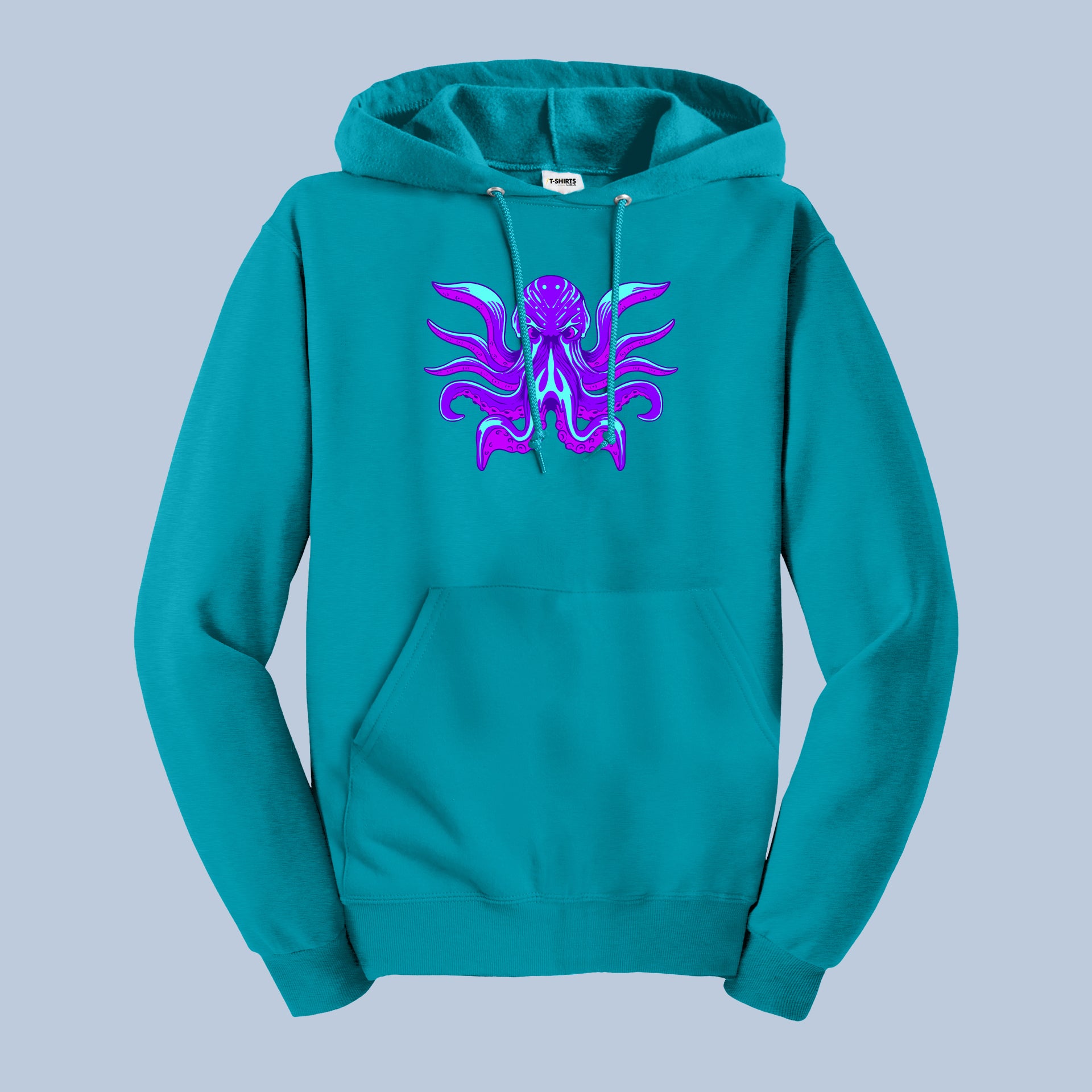 Neon Octopus Hoodie – Cool Sea Creature Graphic Pullover 3