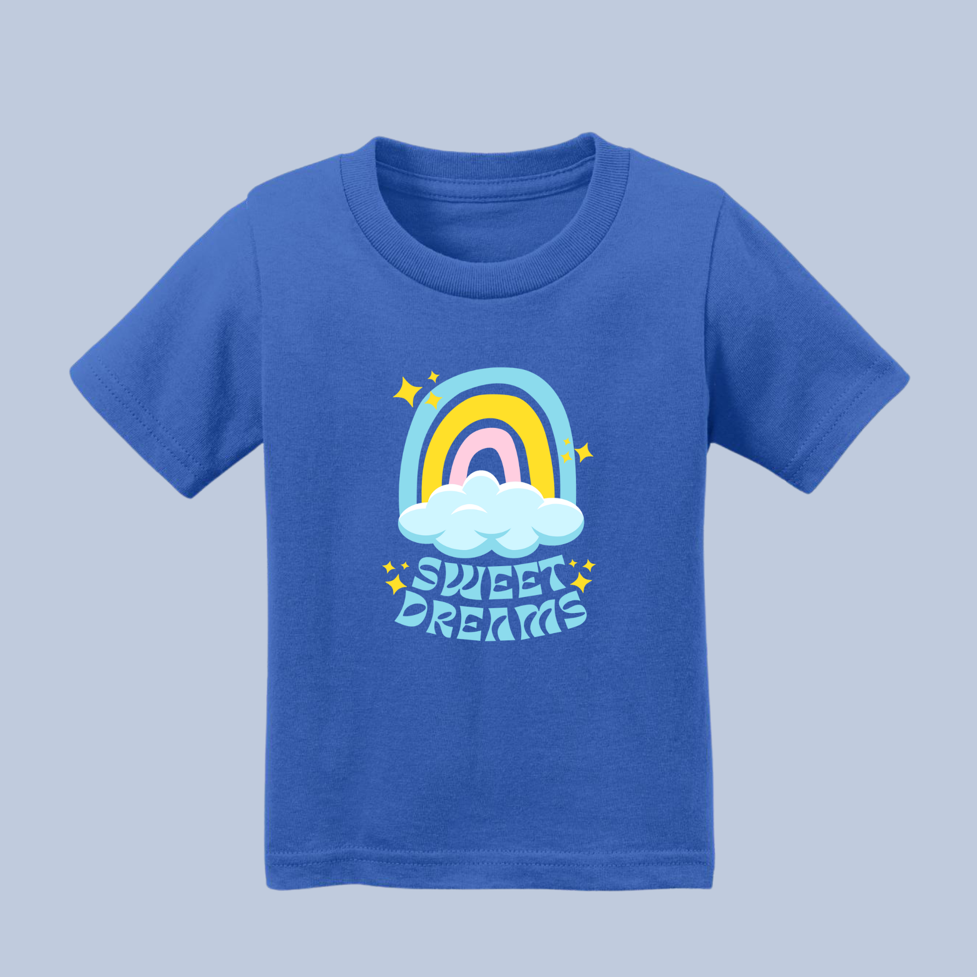 Sweet Dreams Rainbow & Clouds Baby & Toddler T-Shirt 7