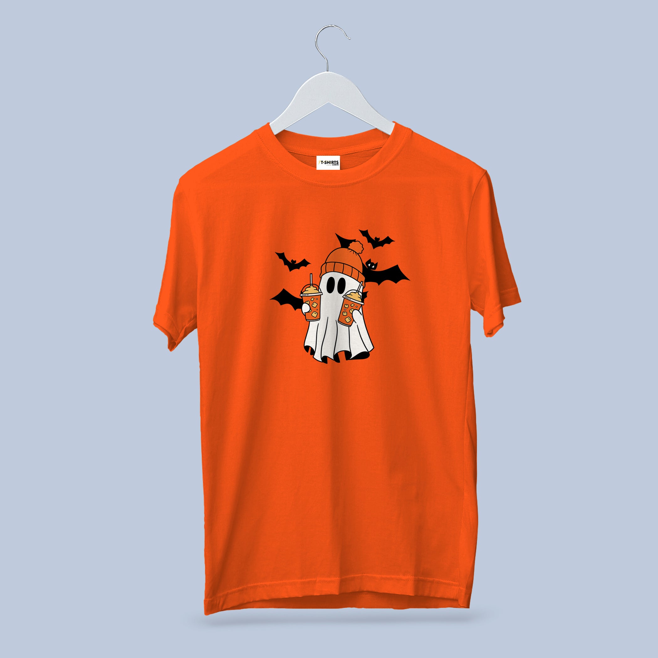 Double Coffee Ghost Halloween T-Shirt – Cute Spooky Fall Tee 3