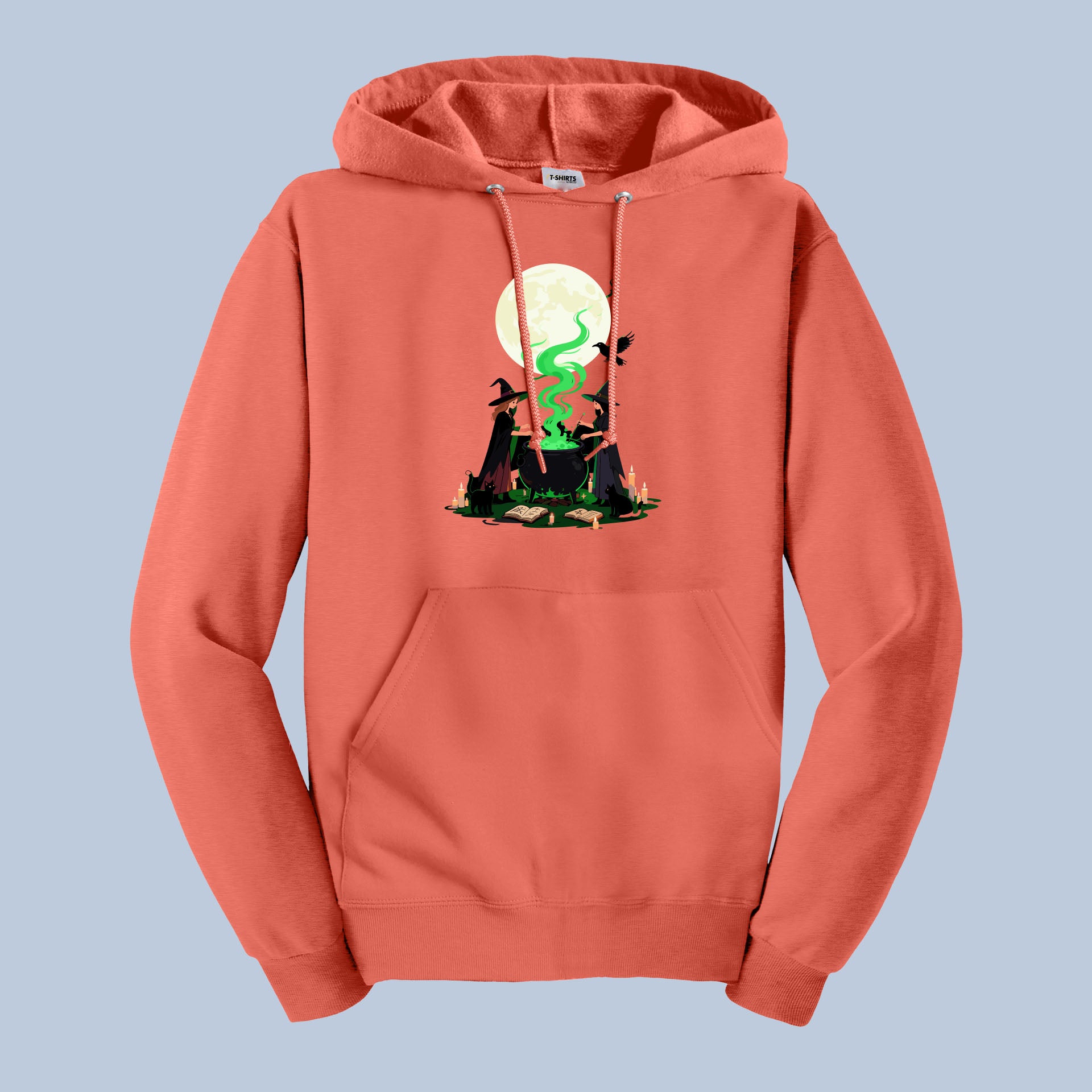 Witches Cauldron Hoodie – Spooky Halloween Full Moon & Potion Sweatshirt 3