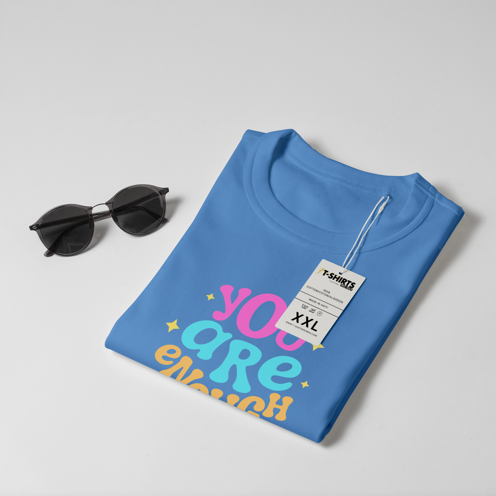 You Are Enough" Positive Affirmation Graphic T-Shirt 5