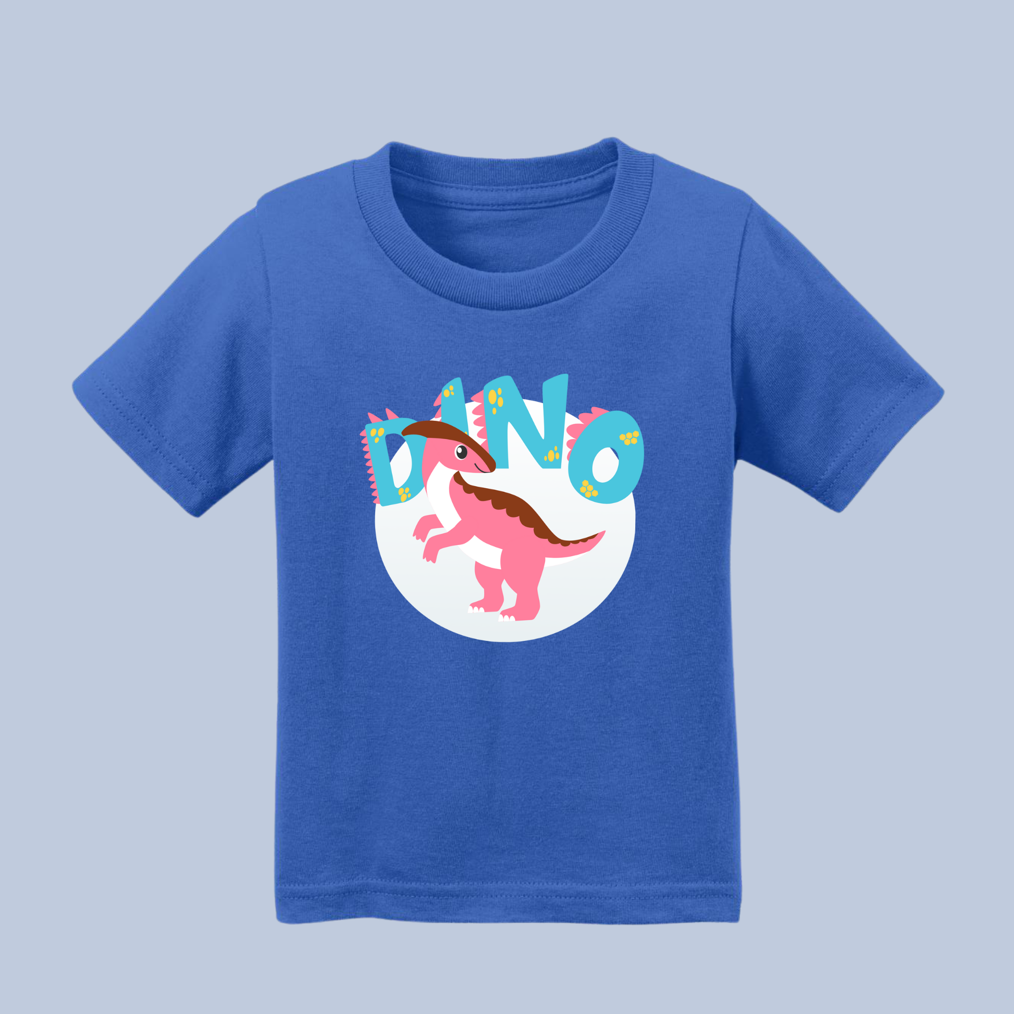 Pink Dino Baby & Toddler T-Shirt 8