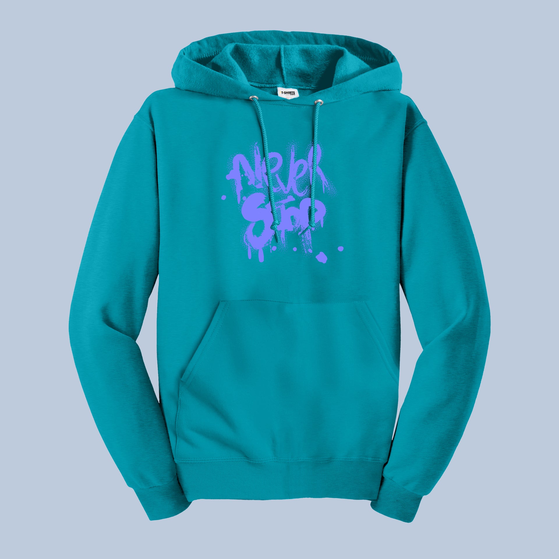 Never Stop Graffiti-Style Statement Hoodie 3