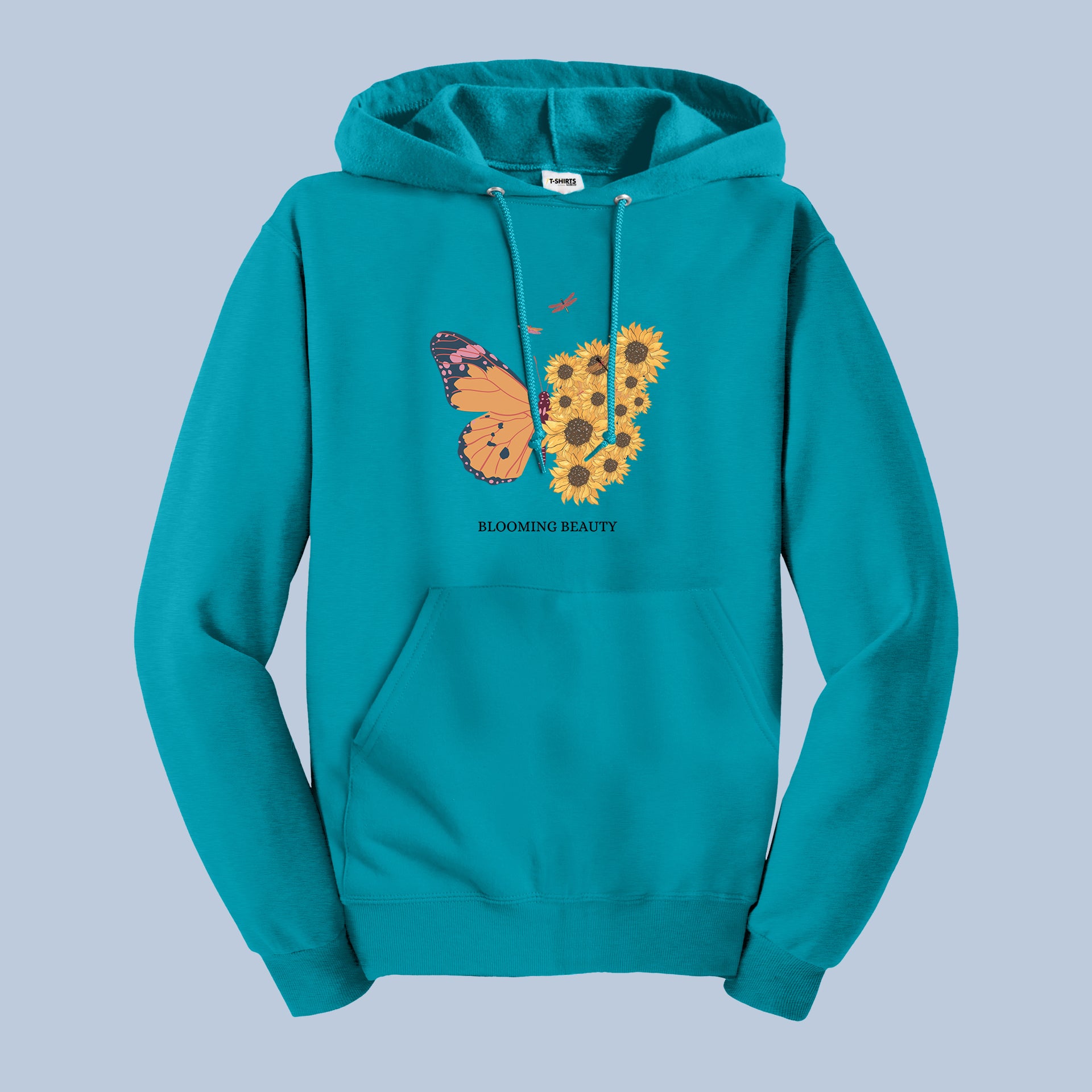 Blooming Beauty Butterfly & Sunflower Hoodie 3