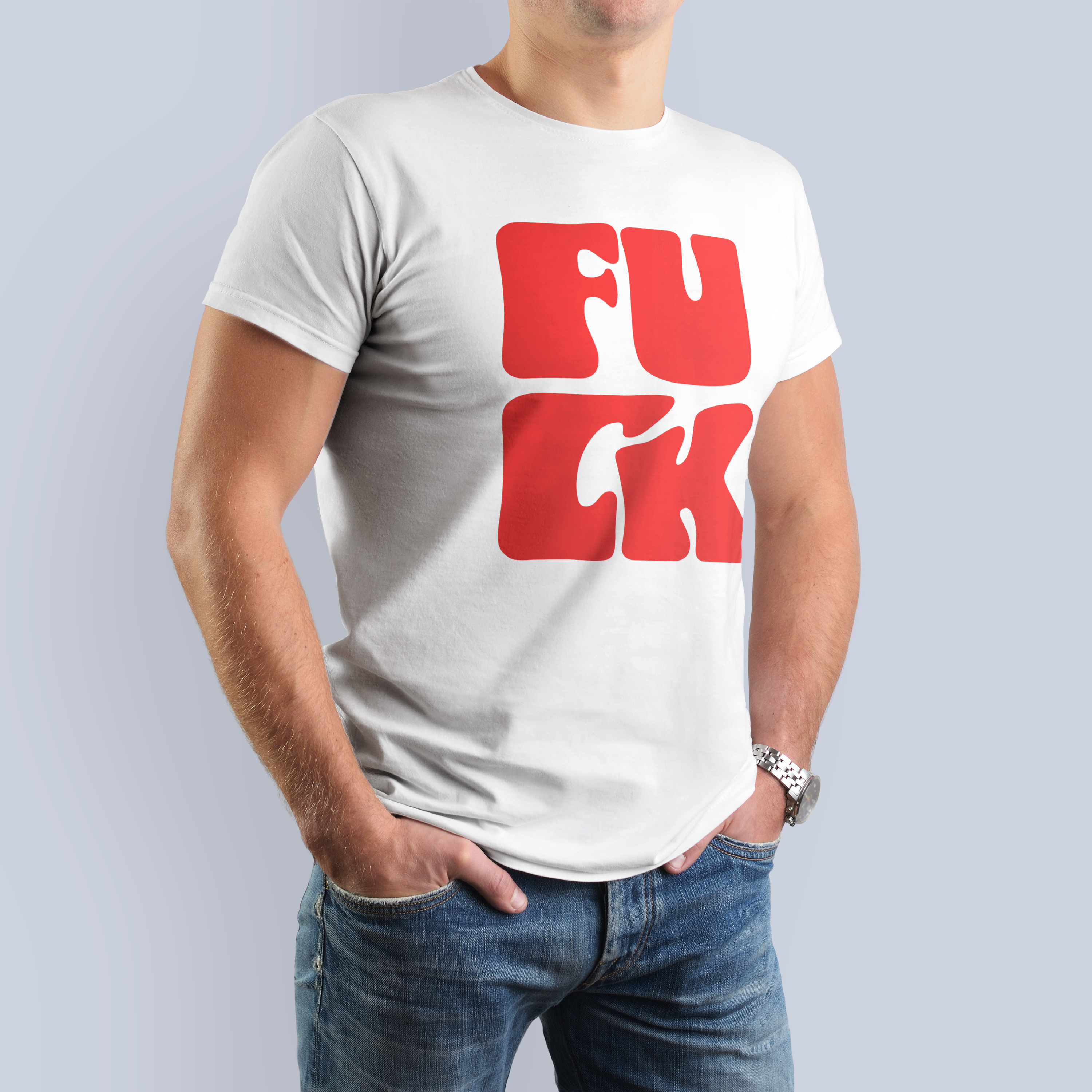 FUCK Bold Statement T-Shirt 8