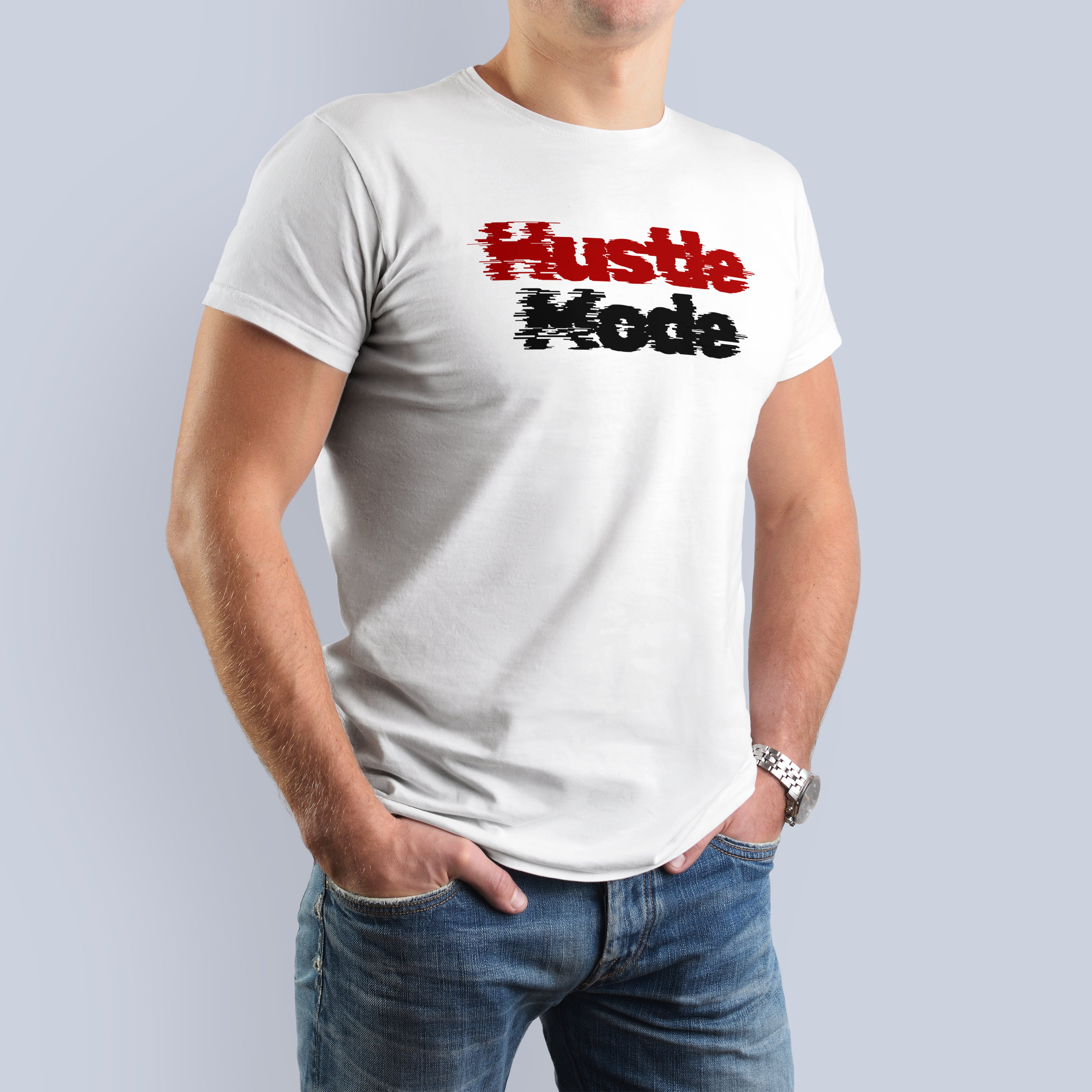 Hustle Kode Motivation Graphic T-Shirt 3