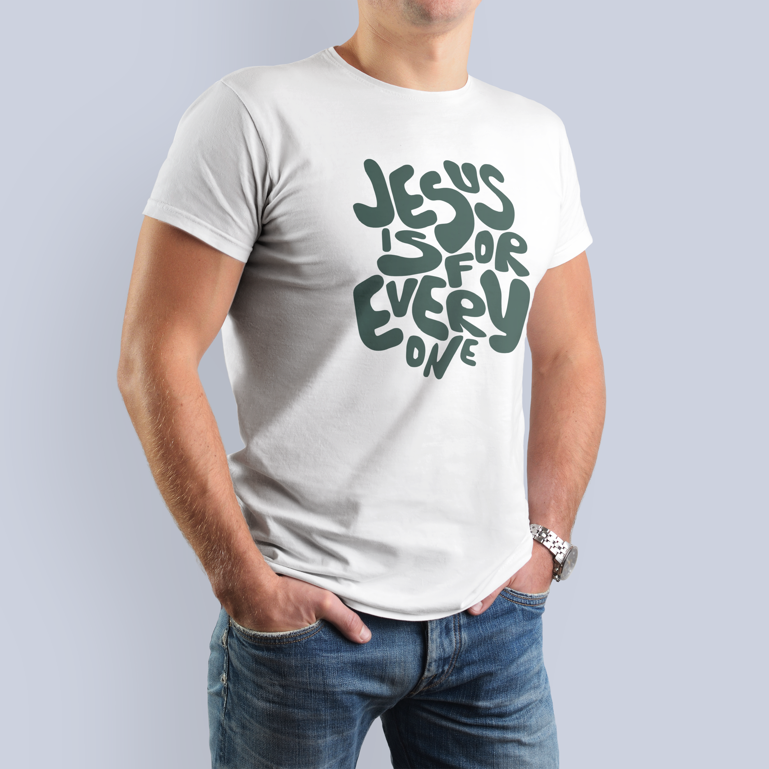 Jesus Is For Everyone | Christian Faith Graphic T-Shirt 9