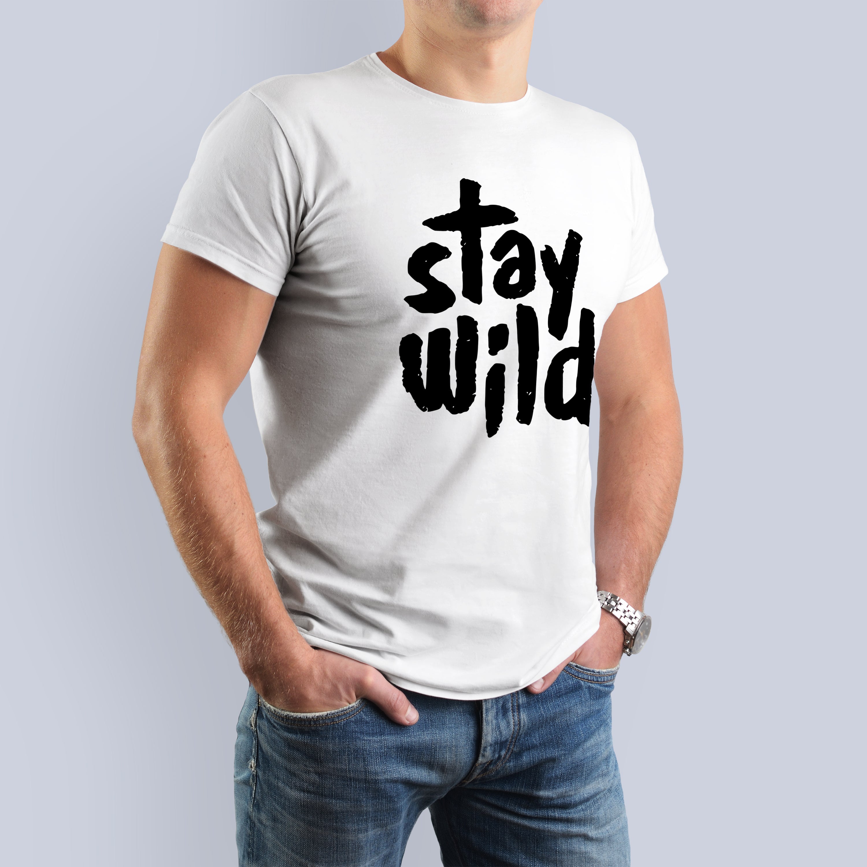 Stay Wild T-shirt, Stay Wild Tee, Inspirational Shirt 3