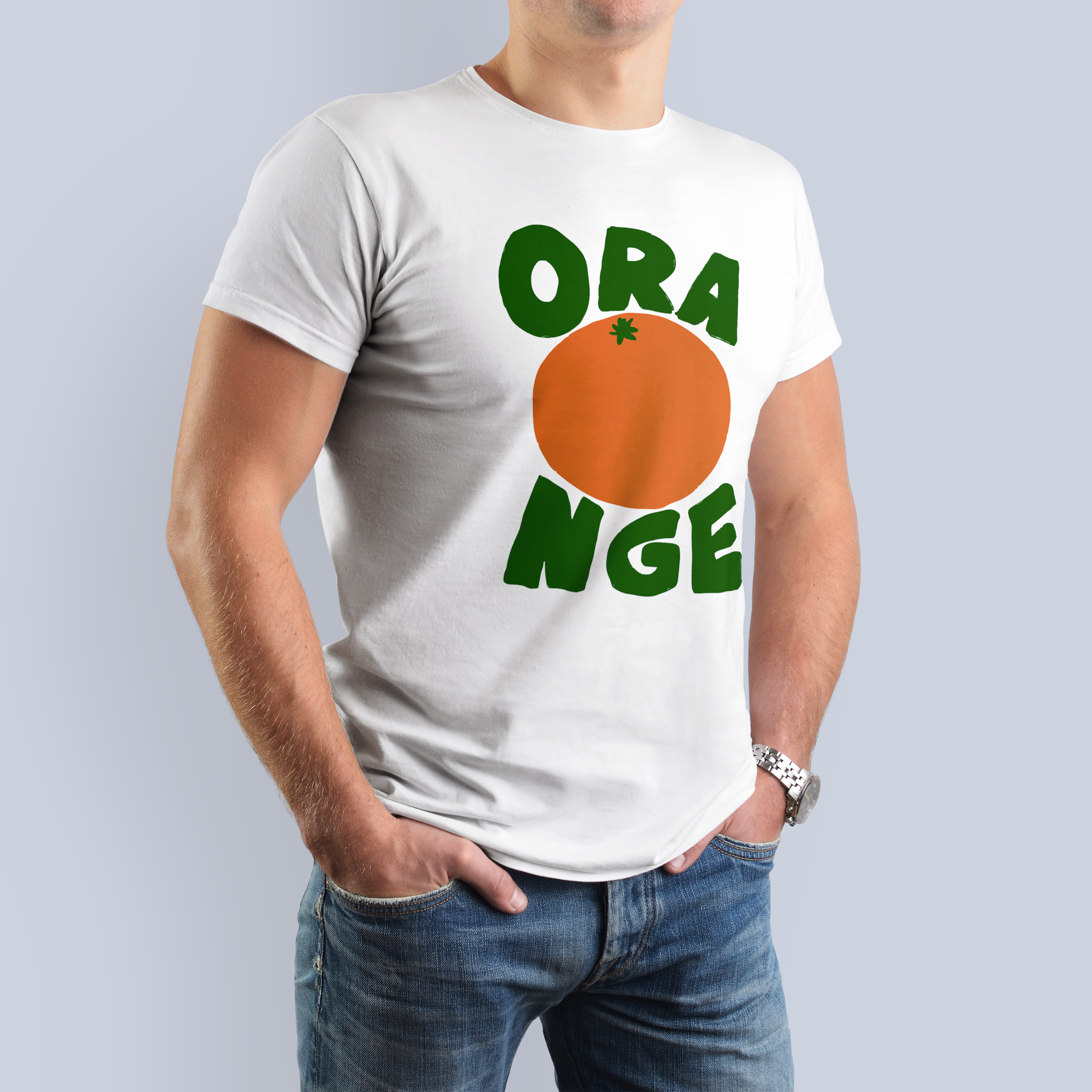 Fresh Orange Graphic T-Shirt 8