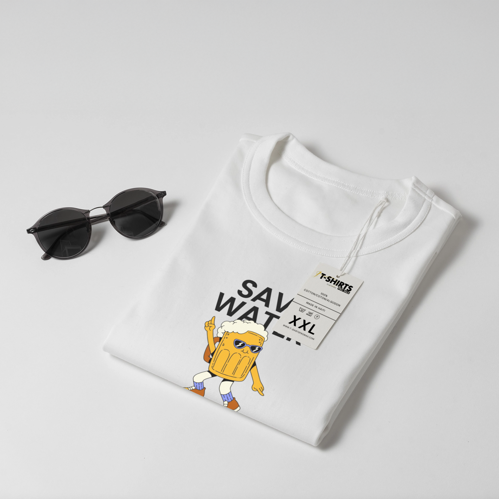 Save Water Drink Beer Funny Graphic T-Shirt – Unisex Casual Tee 5