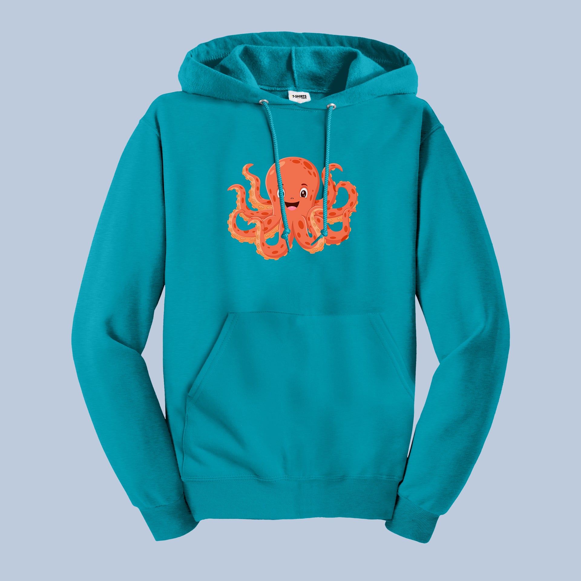 Cute Octopus Hoodie – Kawaii Sea Life Ocean Graphic Pullover 3