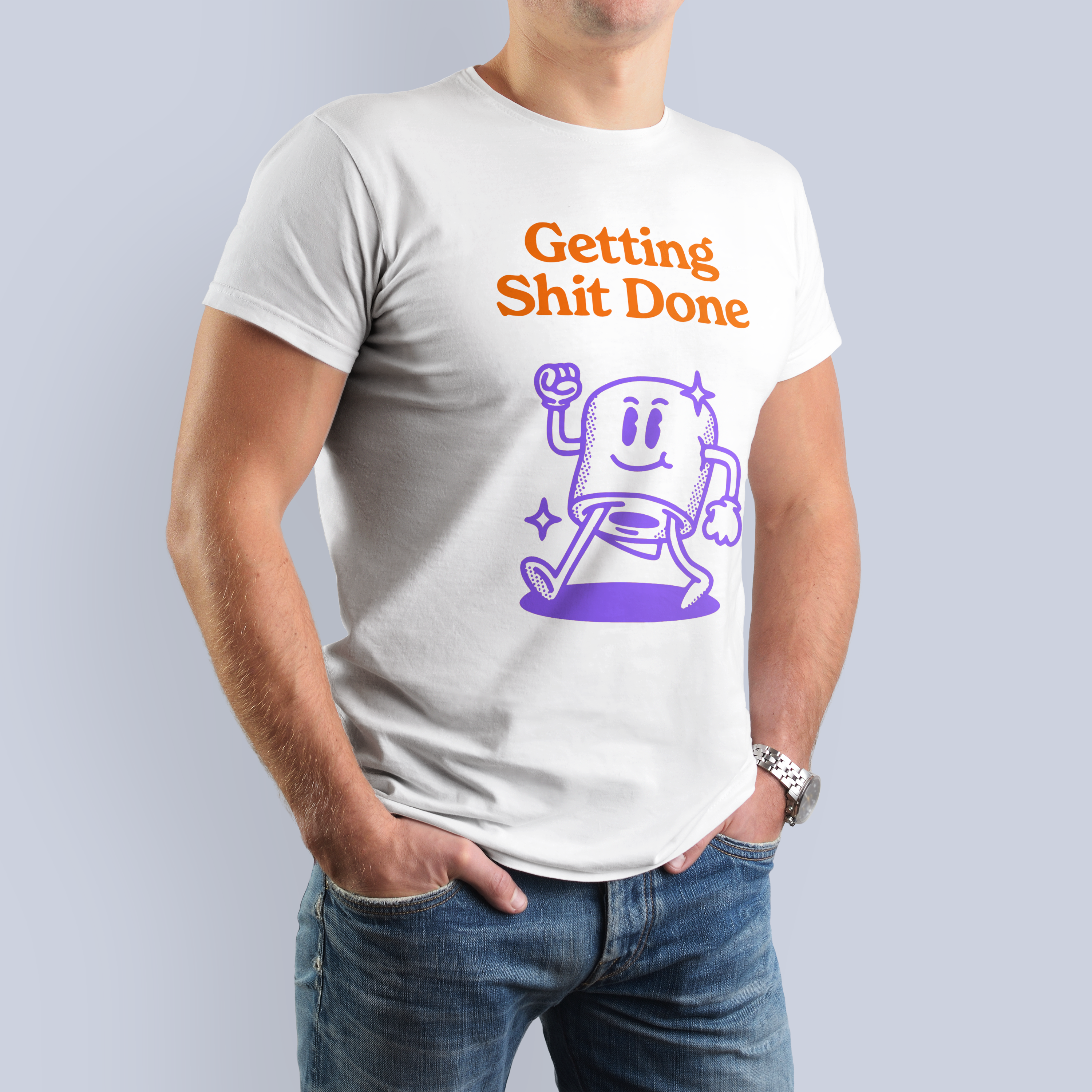 Getting Things Done Motivational Graphic Tee 8