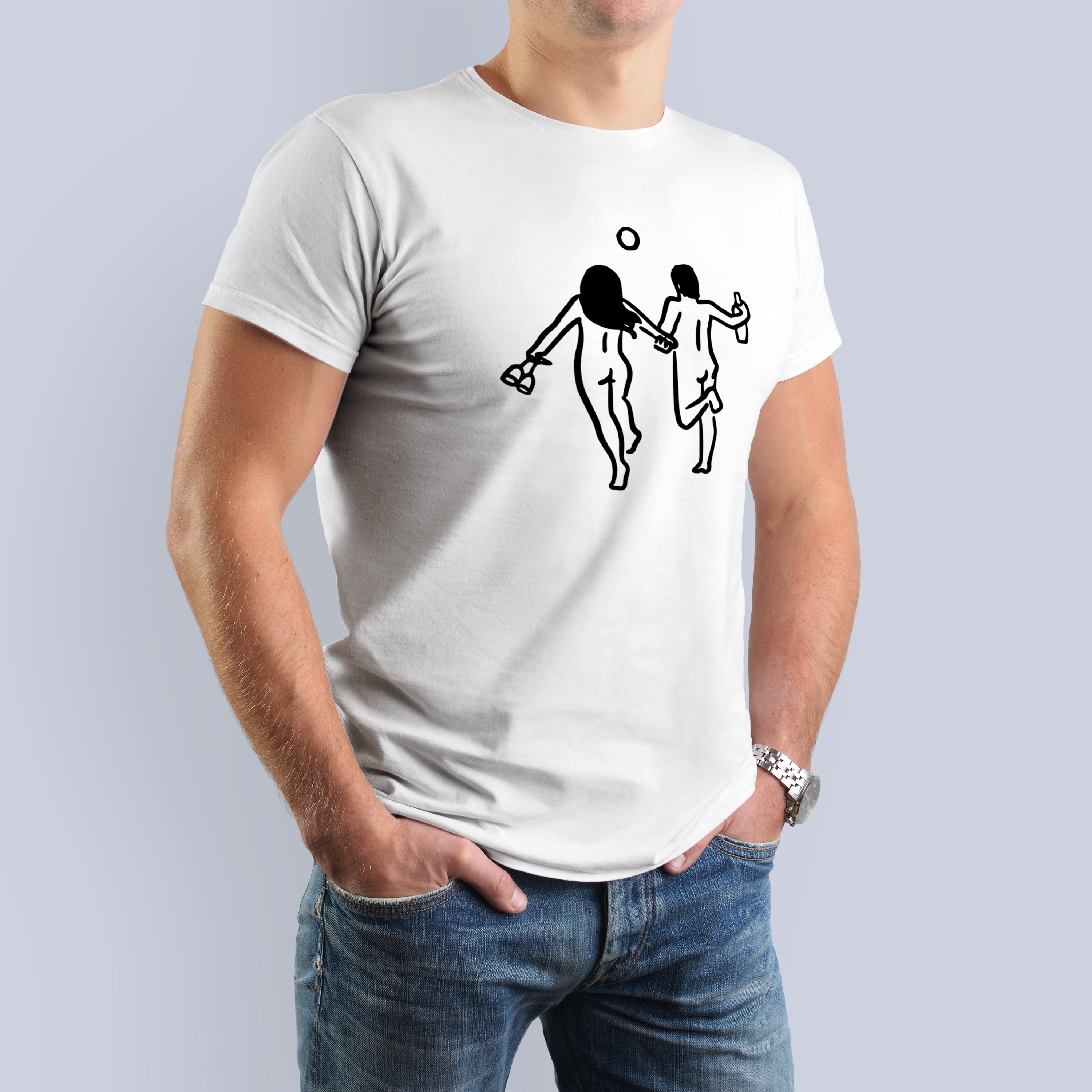 Let's Get Away - Fun Hand-Drawn T-Shirt