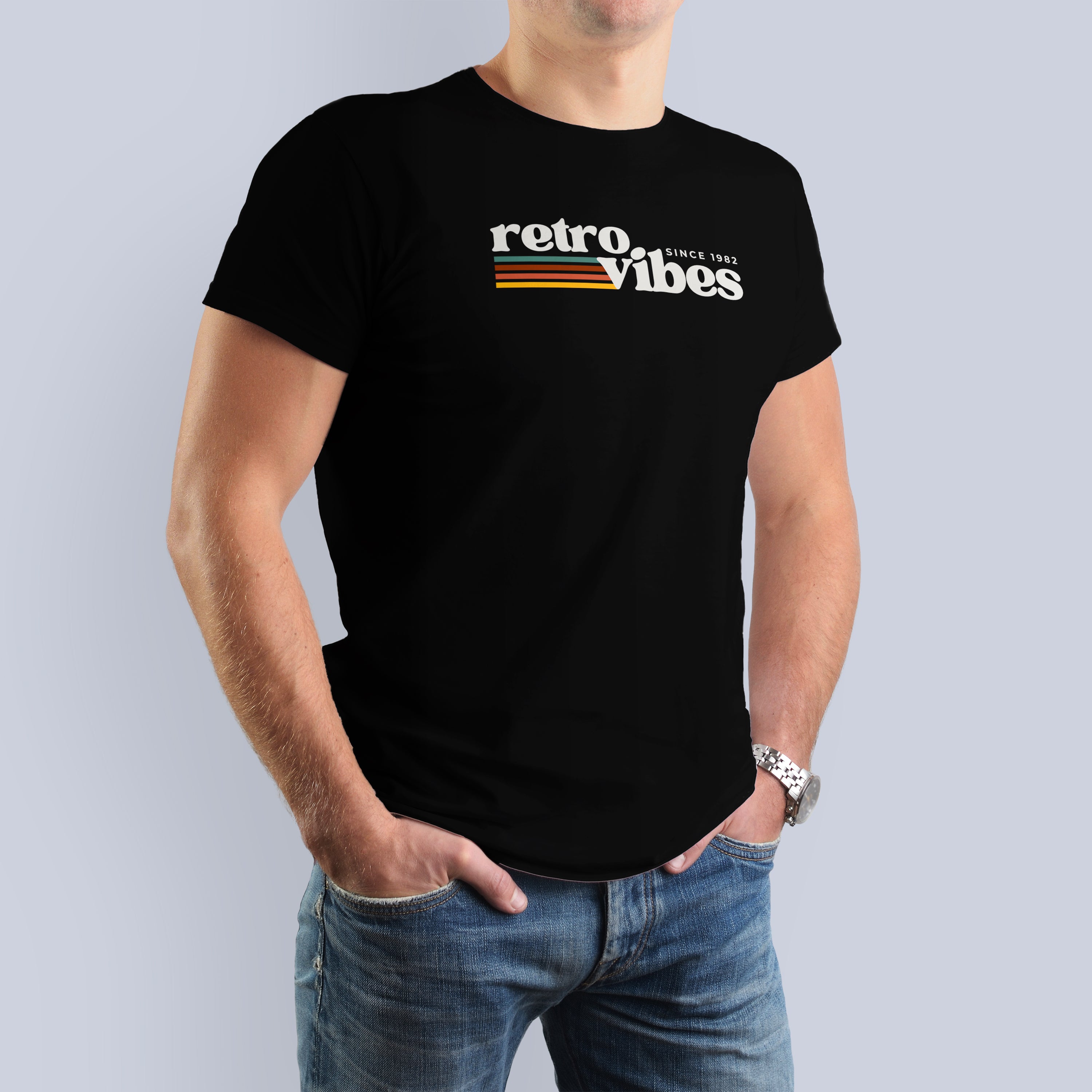 Retro Vibes 'Since 1982' Graphic Tee 3