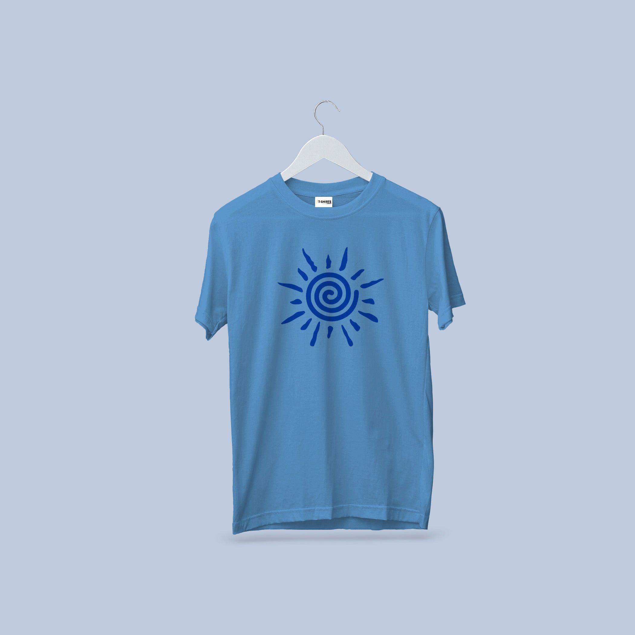 Blue Sunburst Graphic T-Shirt 5
