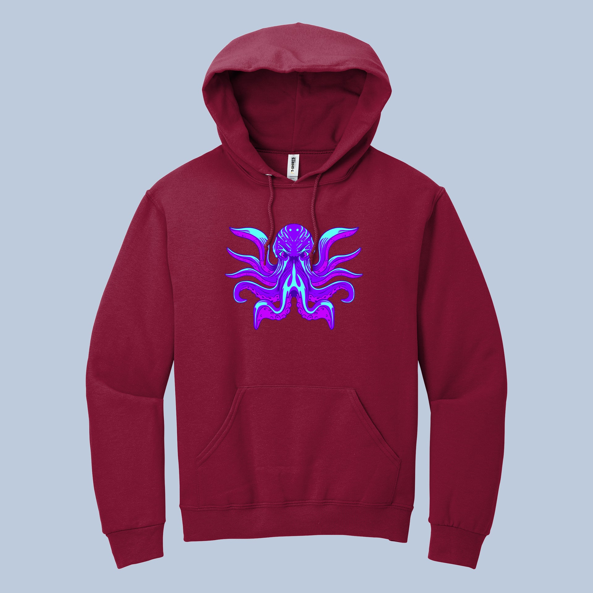 Neon Octopus Hoodie – Cool Sea Creature Graphic Pullover 4